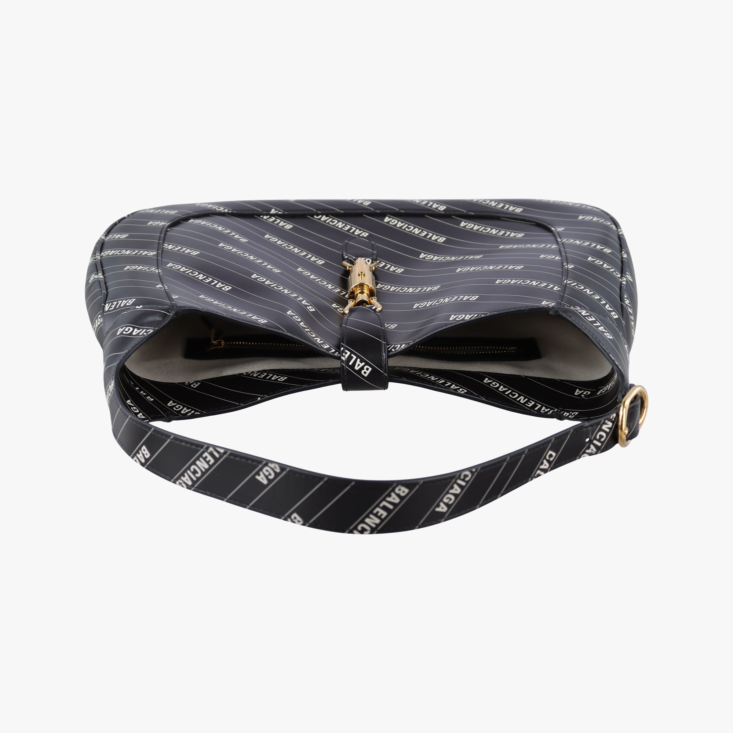 Gucci x Balenciaga The Hacker Project Jackie 1961 Black Leather 636712 B036488035グッチ × バレンシアガ ザ ハッカー プロジェクト ジャッキー 1961 ブラック レザー 636712 B036488035