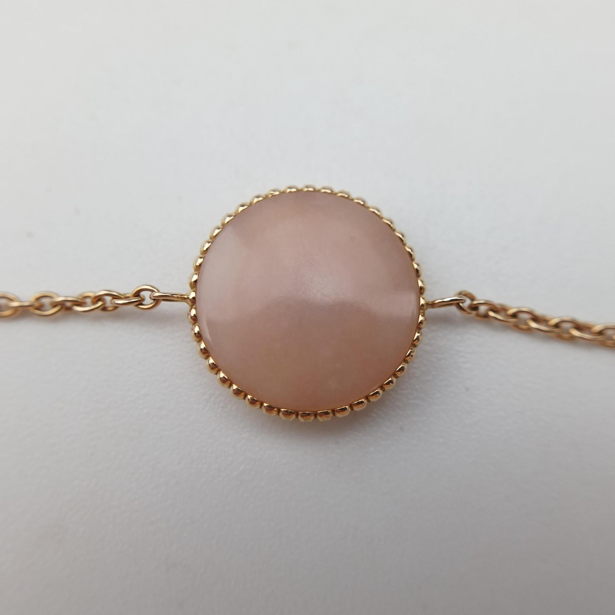 Rose des Vents medallion Pink×PinkGolden AU750 088816ローズデヴァン メダリオン ピンク ×ピンク ゴールド AU750 088816