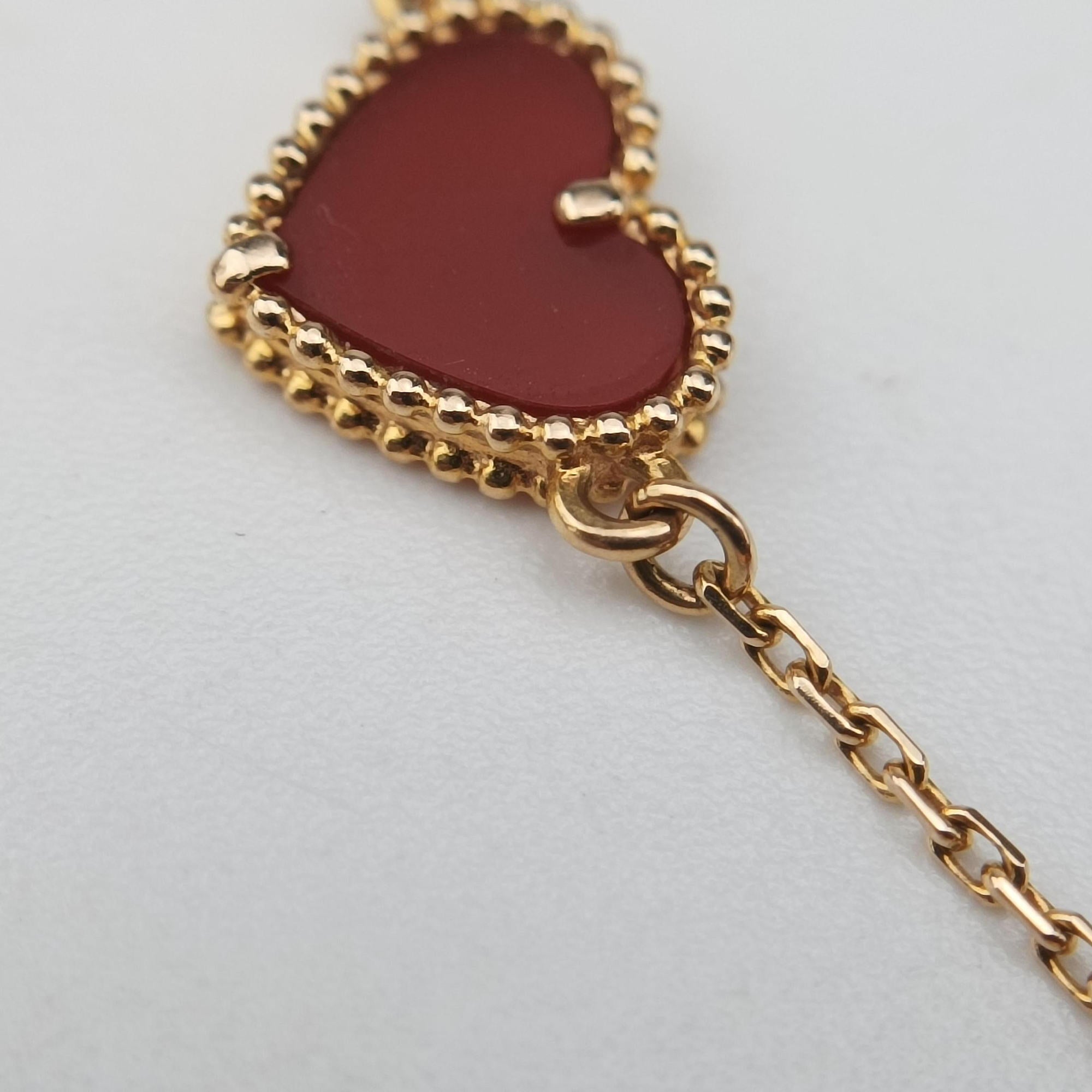 Sweet Alhambra Red×Rose Gold AU750 ARN59L00 JE131635スウィート アルハンブラ ホワイト×ローズゴールド AU750 ARN59L00 JE131635