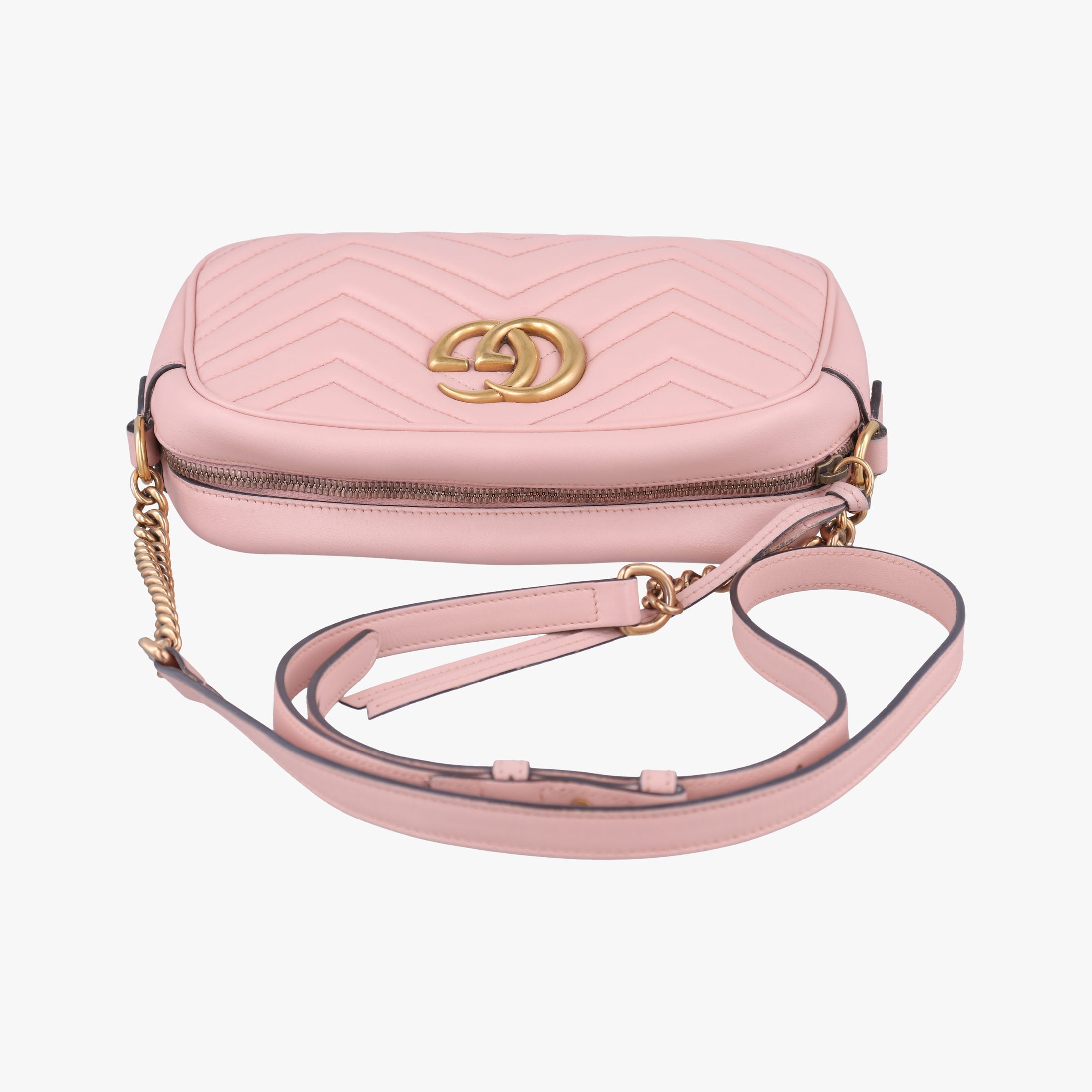 GG Marmont Pink Leather 447632 H021564585GGマーモント ピンク レザー 447632 H021564585