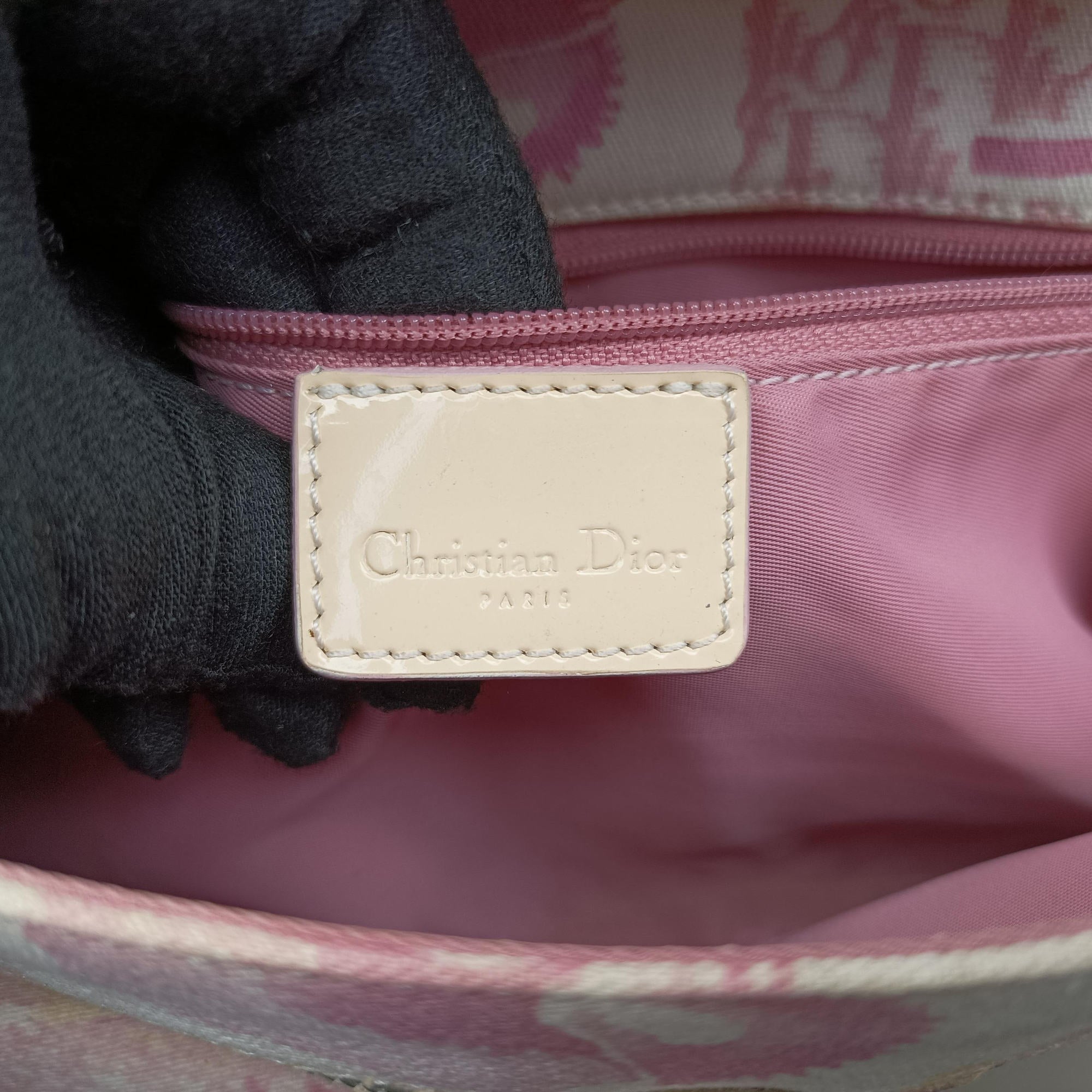 Cherry Blossom Flower Baguette White×Multicolour canvas BO P 1014チェリー ブロッサム フラワー バゲット ホワイト×マルチカラー キャンバス BO P 1014