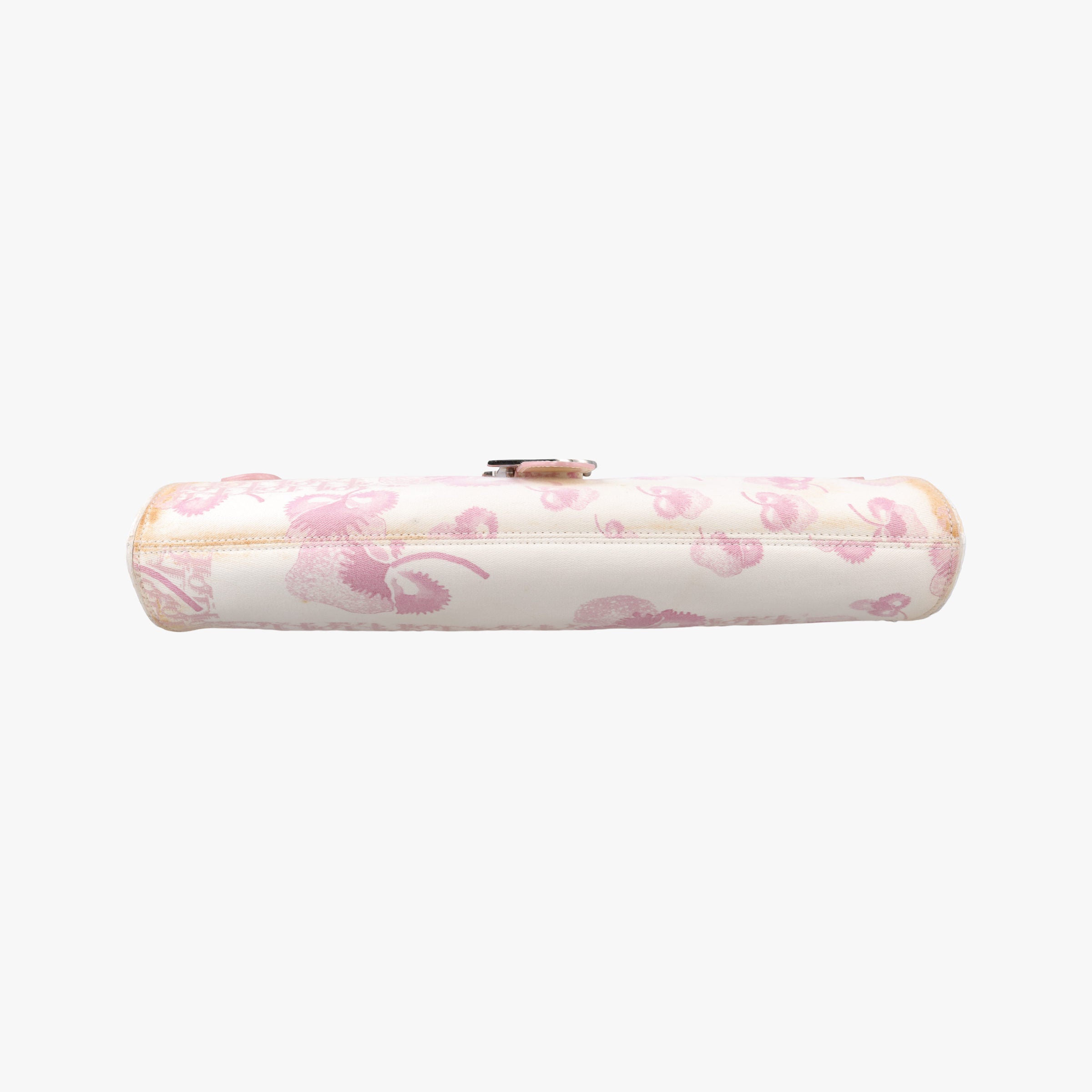 Cherry Blossom Flower Baguette White×Multicolour canvas BO P 1014チェリー ブロッサム フラワー バゲット ホワイト×マルチカラー キャンバス BO P 1014