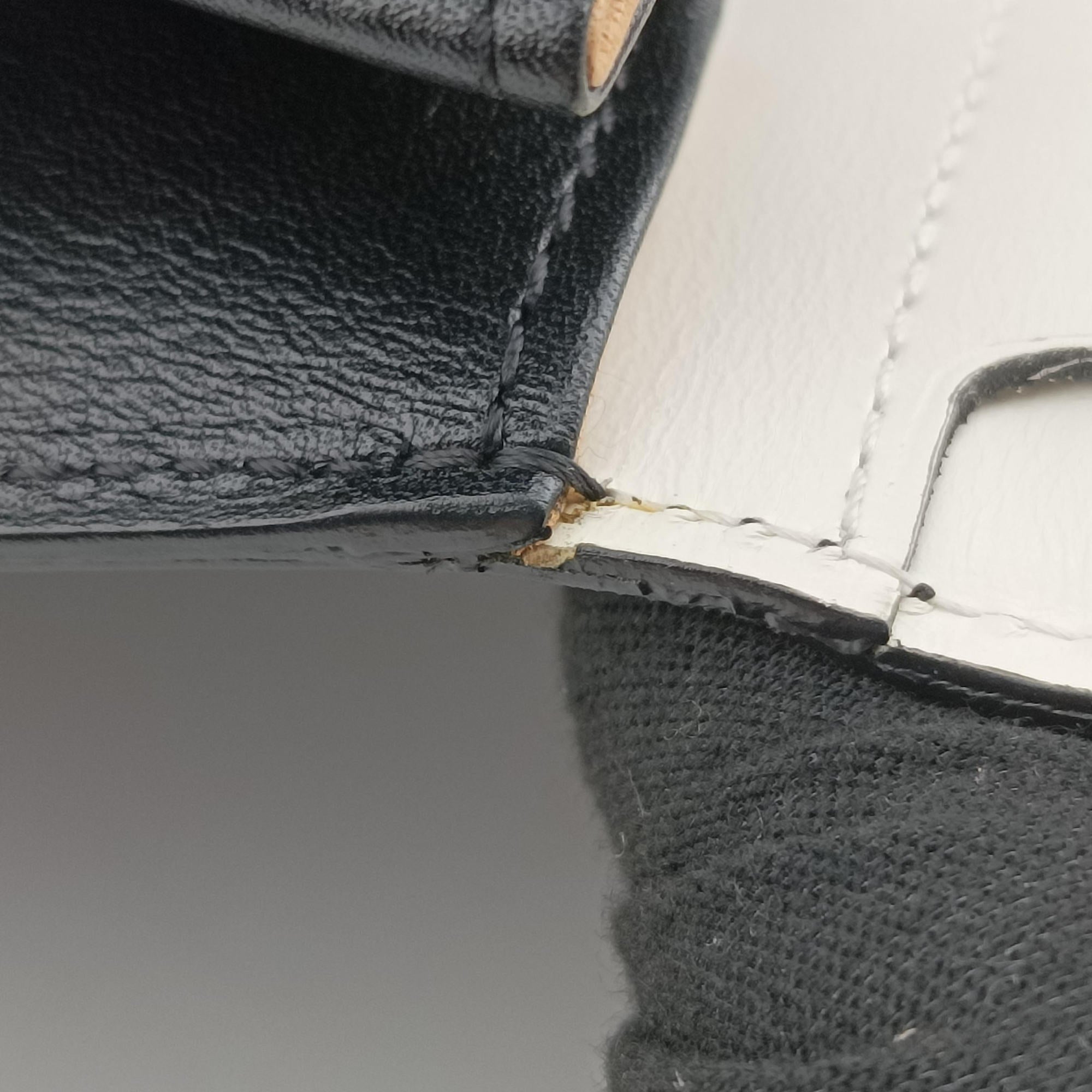 Brillant Black × ivory Leather × patent leather I40Bブリヨン ブラック × アイボリー レザー × パテントレザー I40B