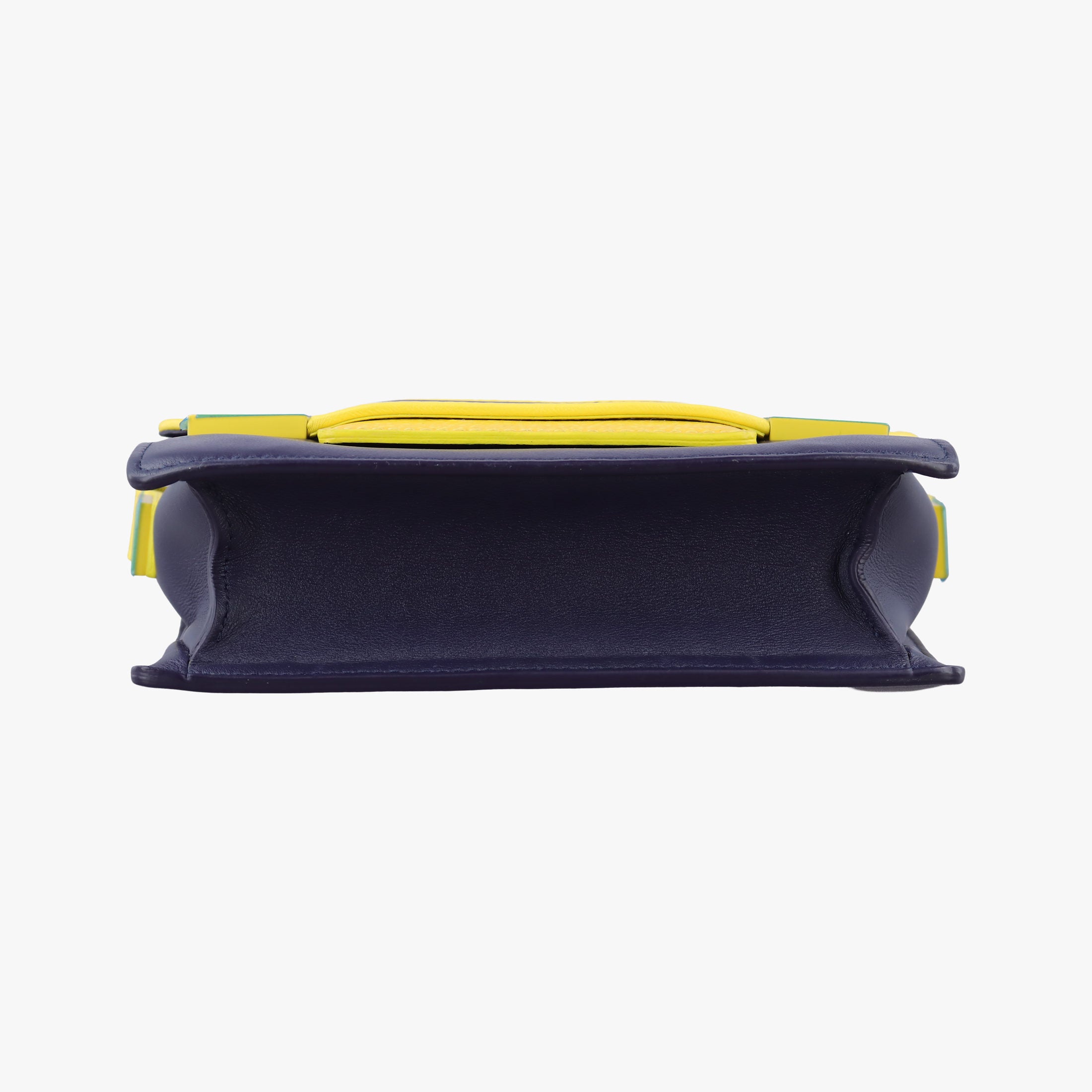 Madame Navy × Yellow × Green Leather BO6Dマダム ネイビー × イエロー × グリーン レザー BO6D