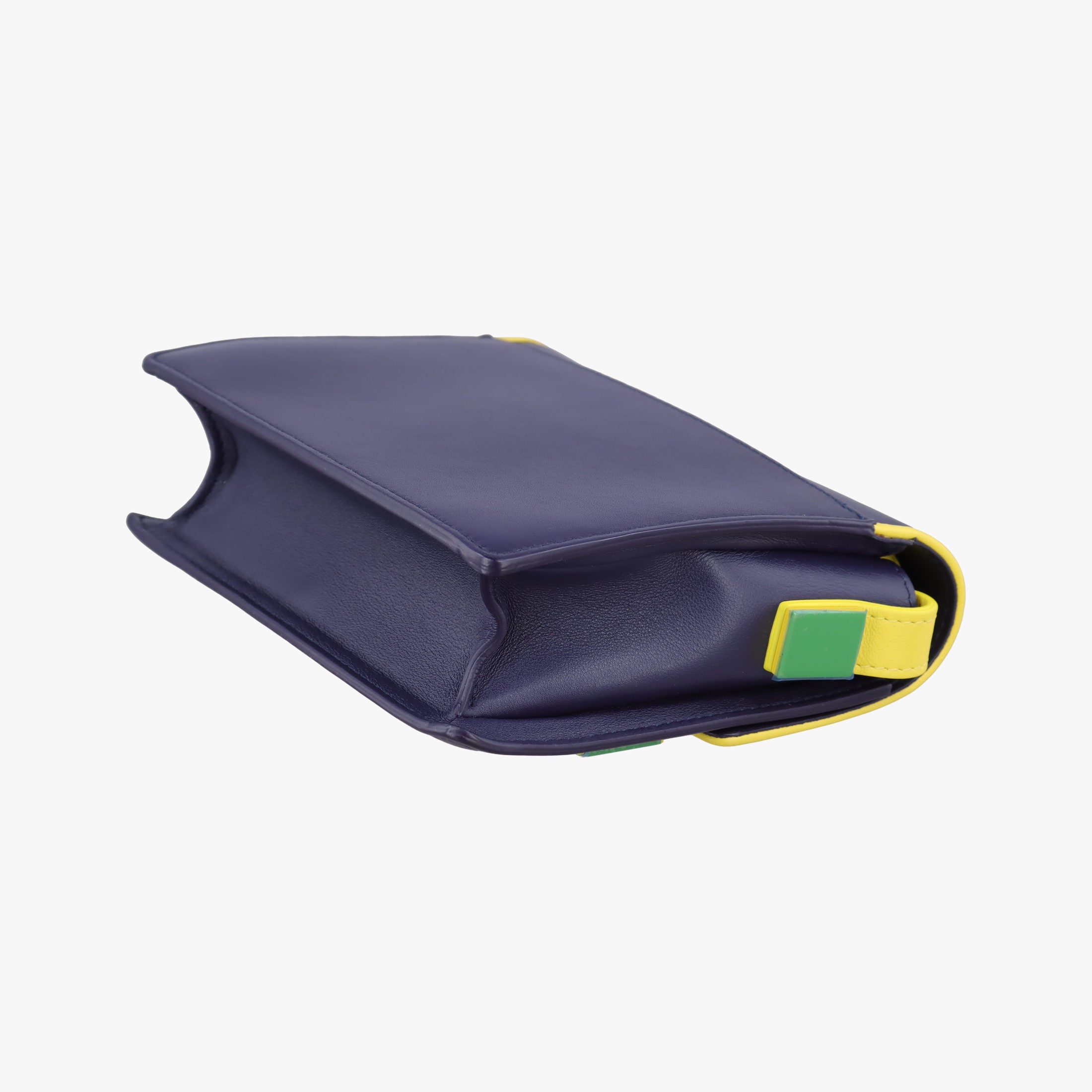 Madame Navy × Yellow × Green Leather BO6Dマダム ネイビー × イエロー × グリーン レザー BO6D