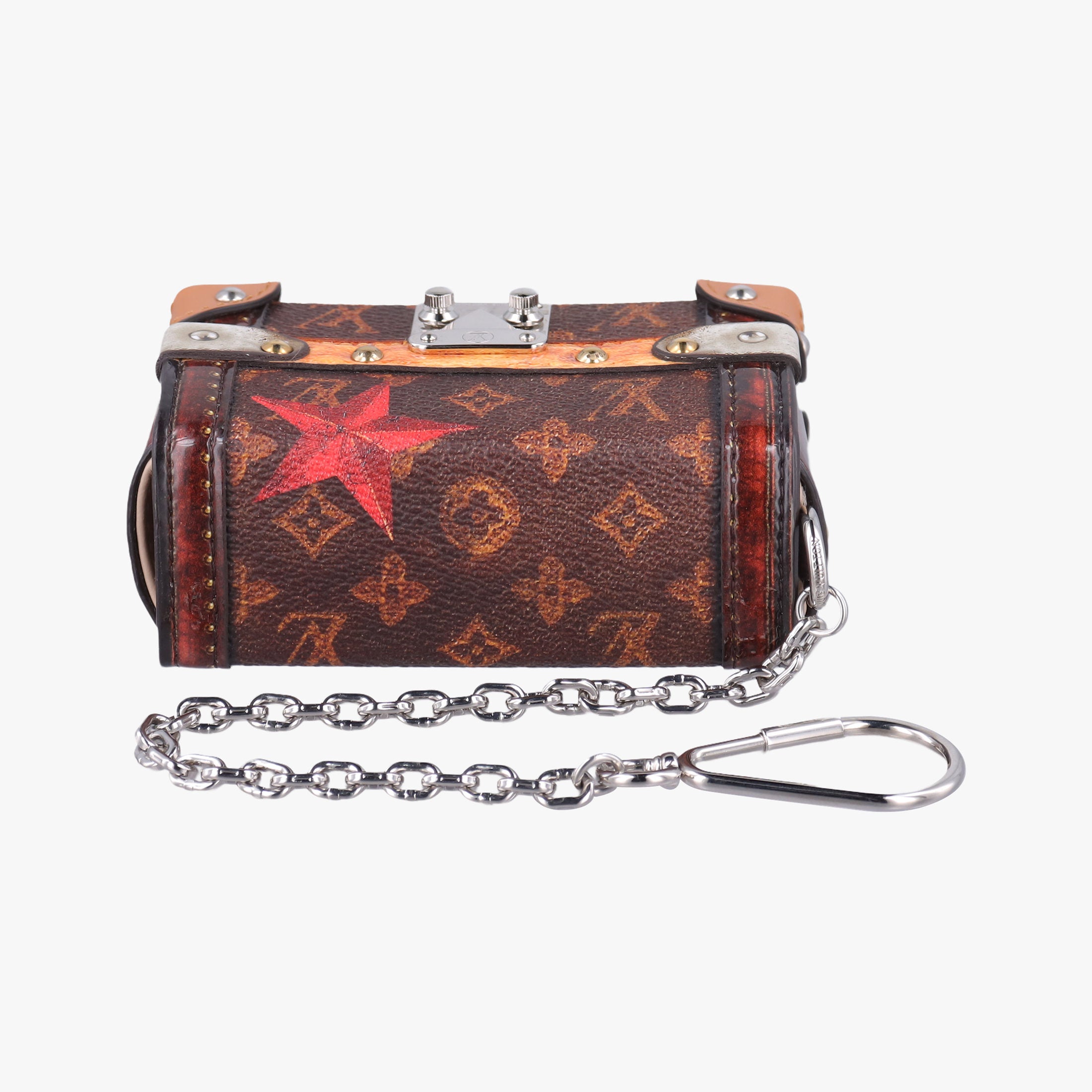 Essential Trunk brown×multi Monogram Canvas áVernis M63779 GI2158エッセンシャル トランク チャーム モノグラム/ブラウン×マルチ モノグラムキャンバス×ヴェルニ M63779 GI2158