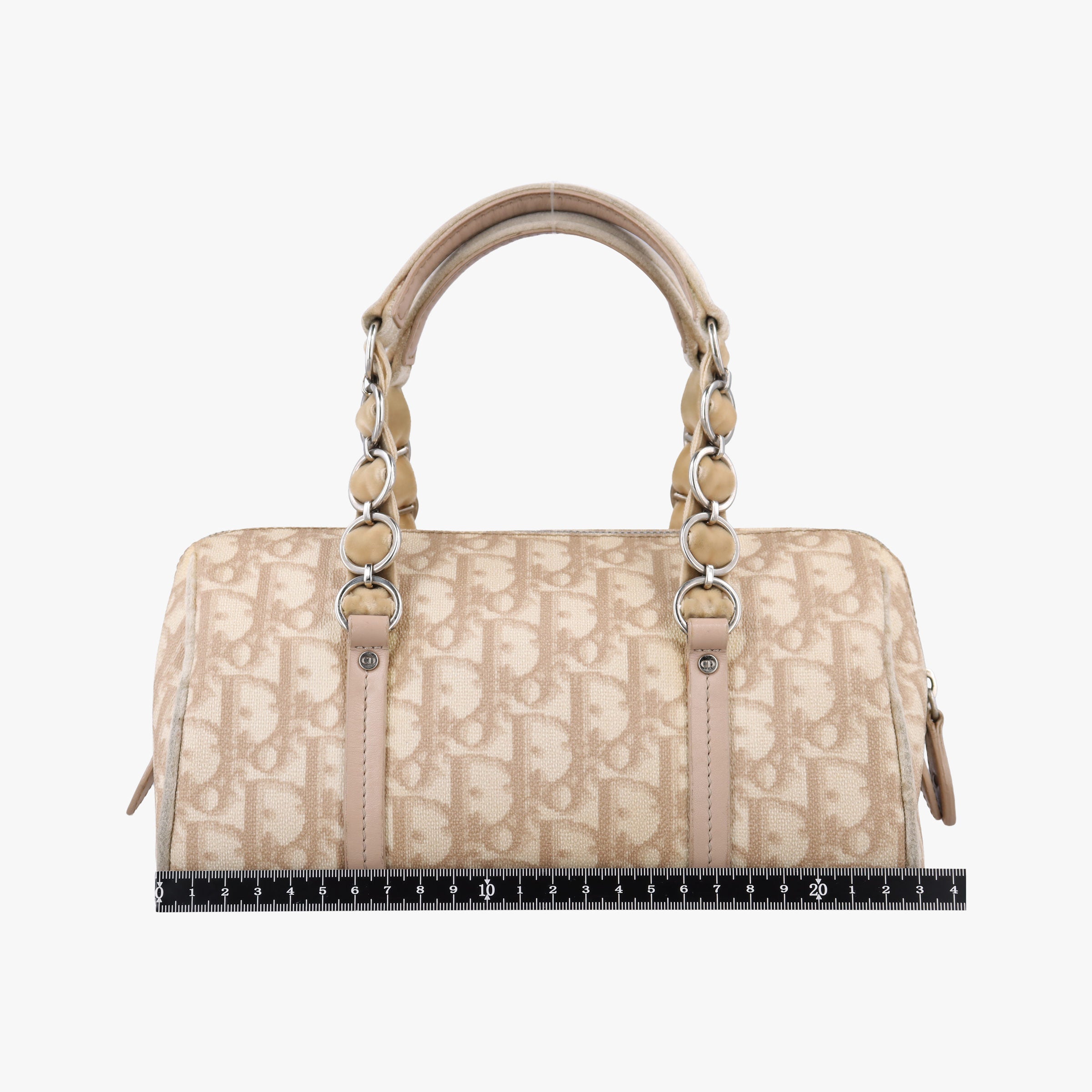 Romantic Trotter Beige x White PVC coated canvas x velour 04-BO-0075ロマンティックトロッター ベージュ×ホワイト PVCコーティングキャンバスxベロア 04-BO-0075