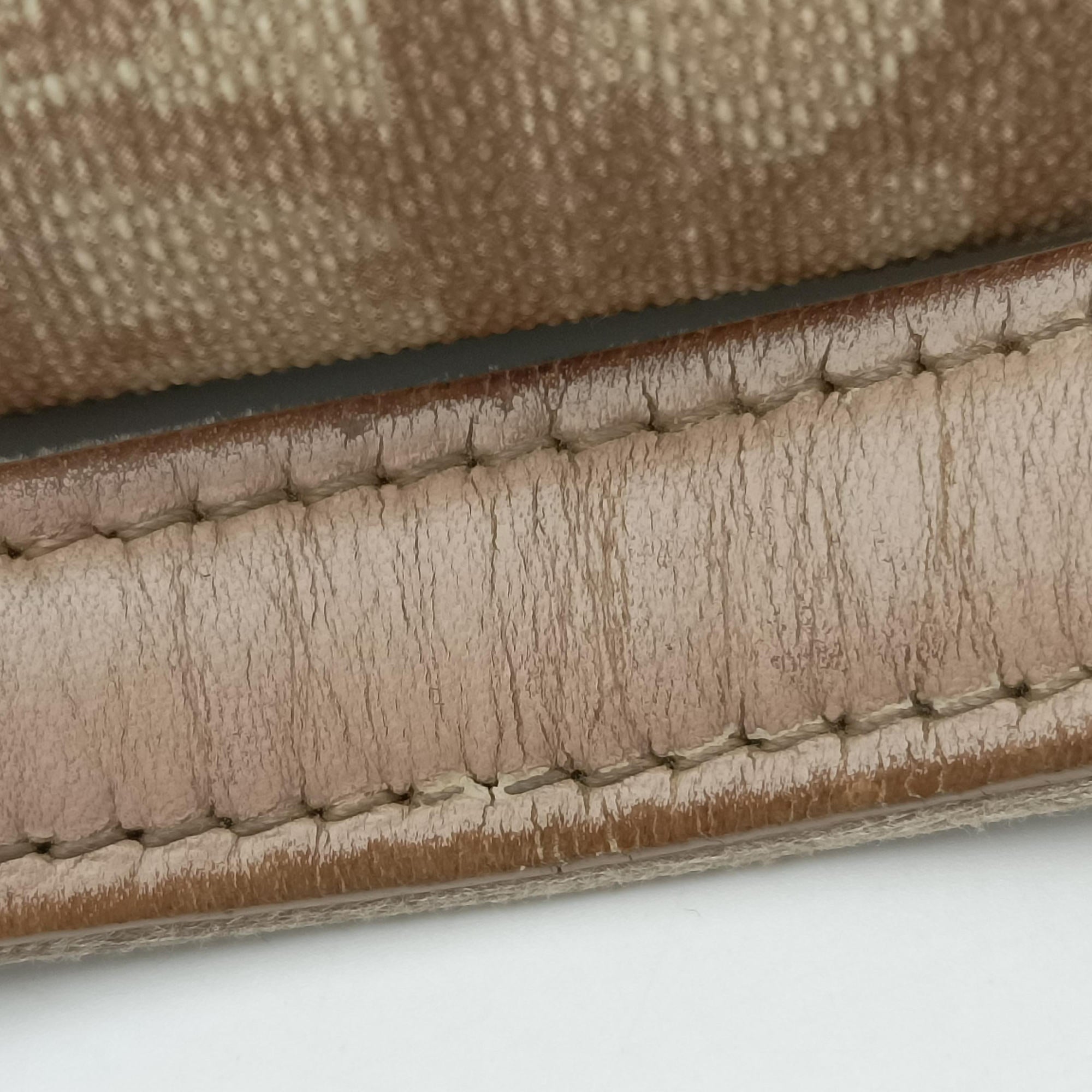 Romantic Trotter Beige x White PVC coated canvas x velour 04-BO-0075ロマンティックトロッター ベージュ×ホワイト PVCコーティングキャンバスxベロア 04-BO-0075