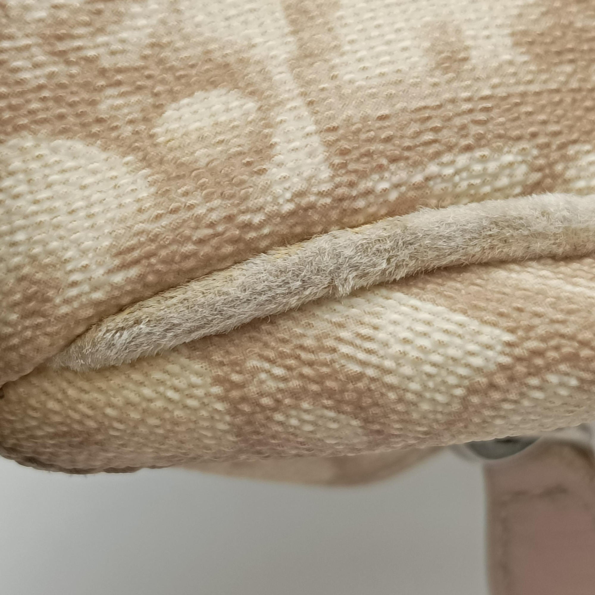 Romantic Trotter Beige x White PVC coated canvas x velour 04-BO-0075ロマンティックトロッター ベージュ×ホワイト PVCコーティングキャンバスxベロア 04-BO-0075