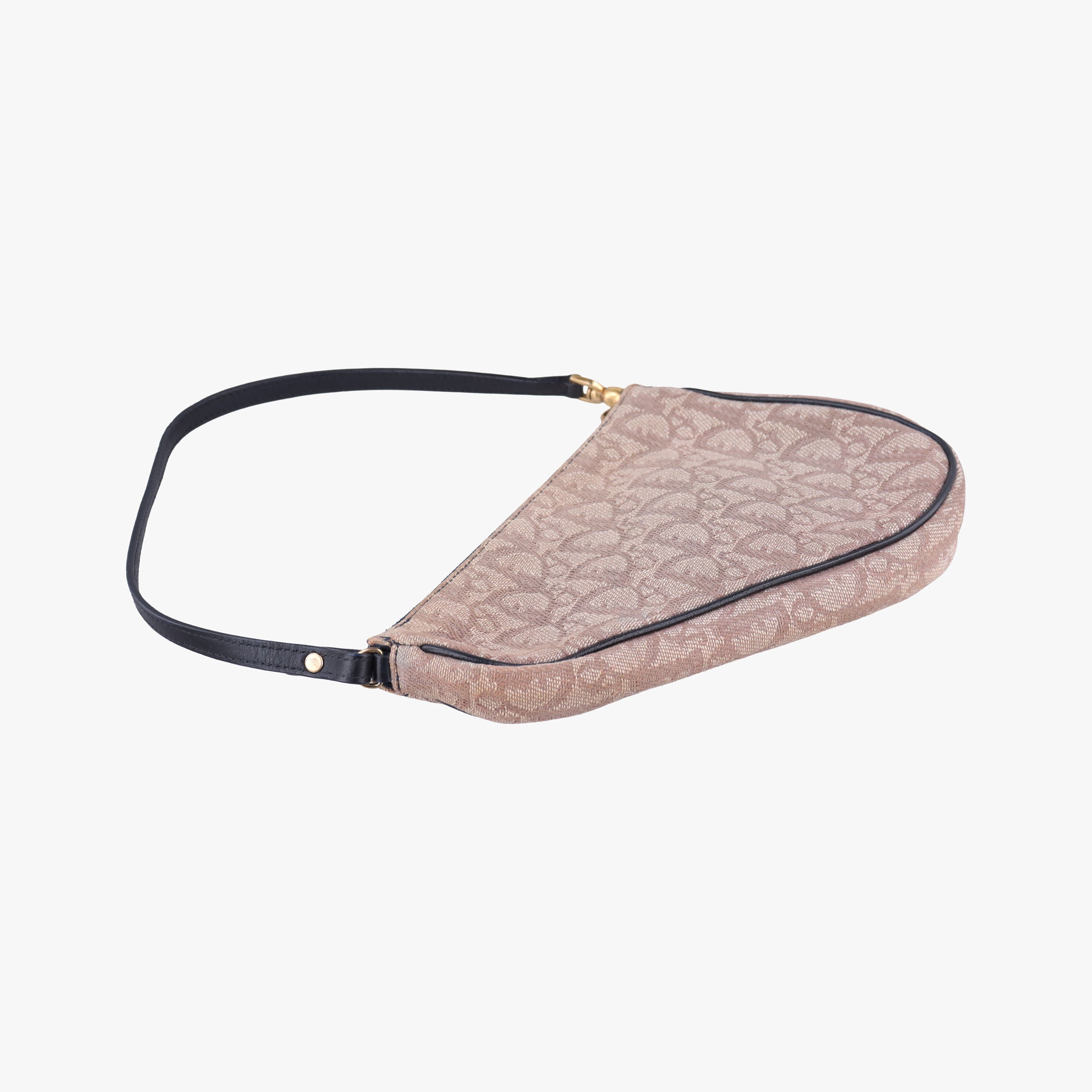 Saddle Navy × Beige Pink Jacquard MC 0071サドル ネイビー × ベージュピンク ジャガード MC 0071