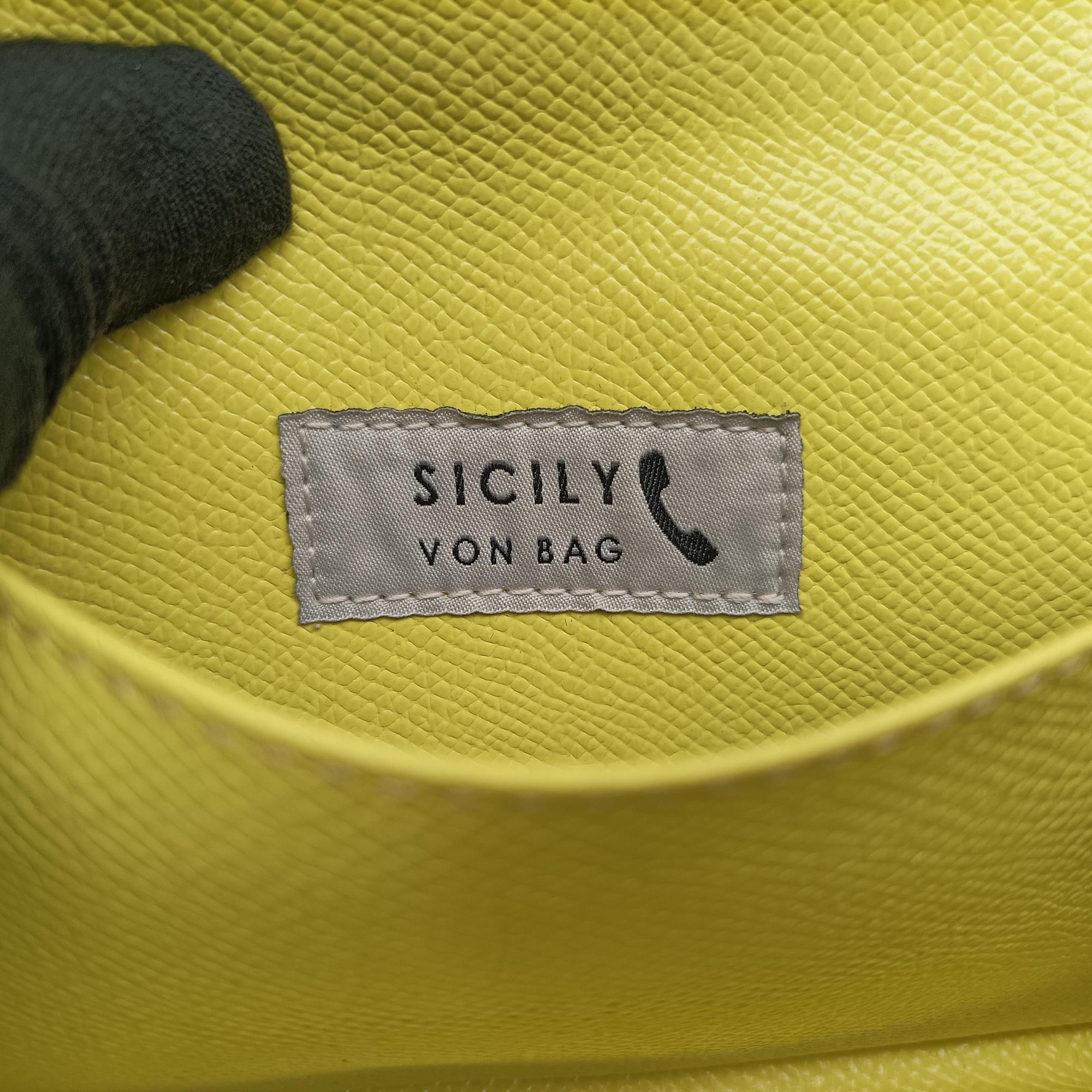 SICILY Yellow Leather シシリー イエロー レザー