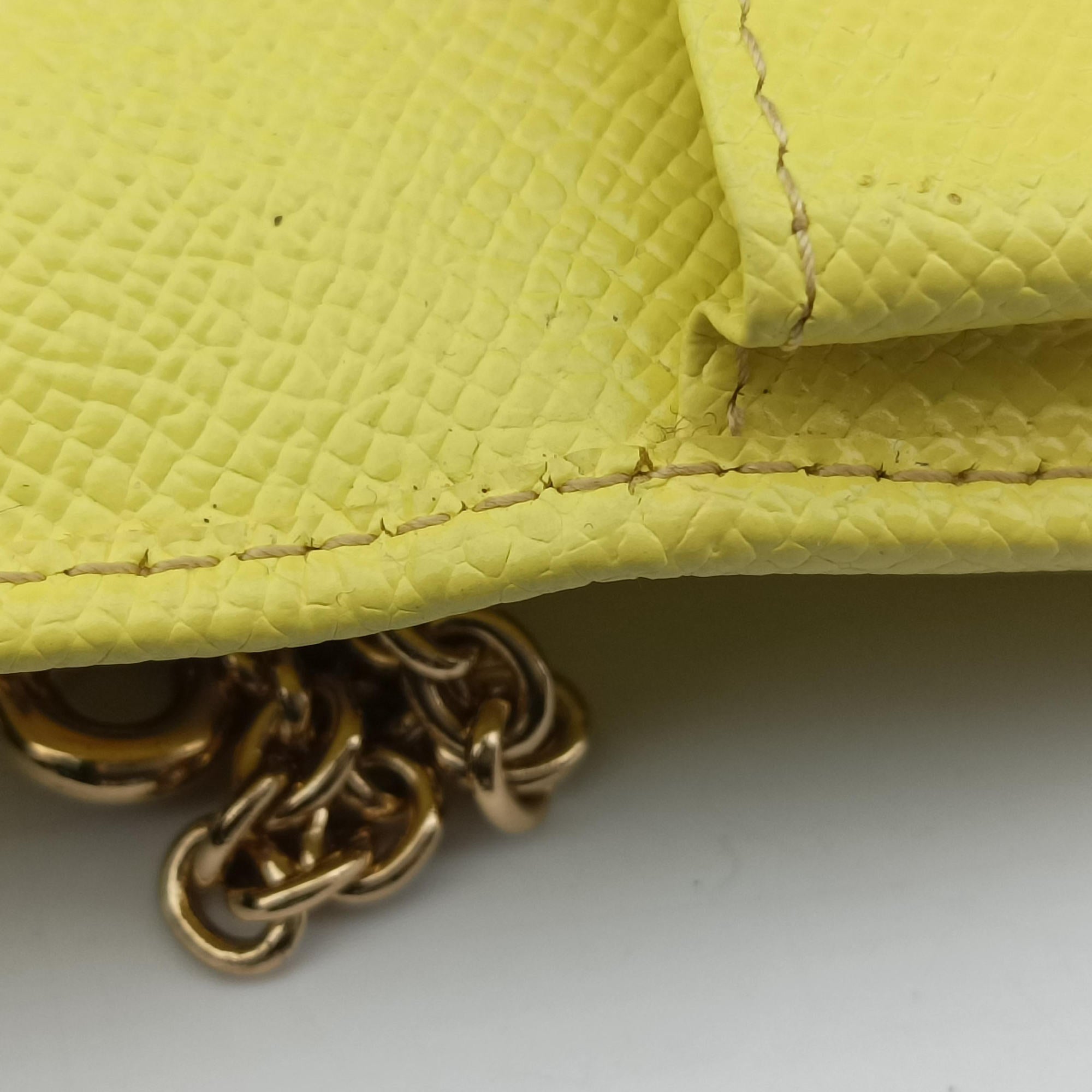 SICILY Yellow Leather シシリー イエロー レザー