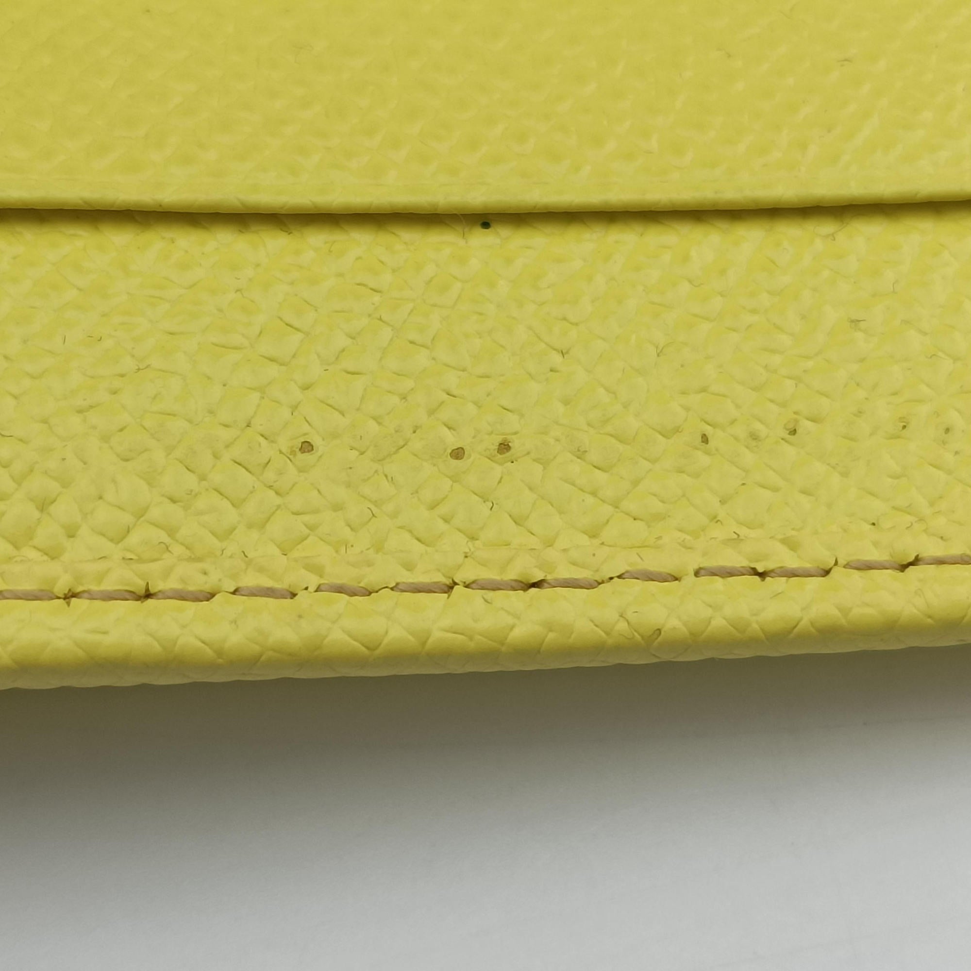 SICILY Yellow Leather シシリー イエロー レザー