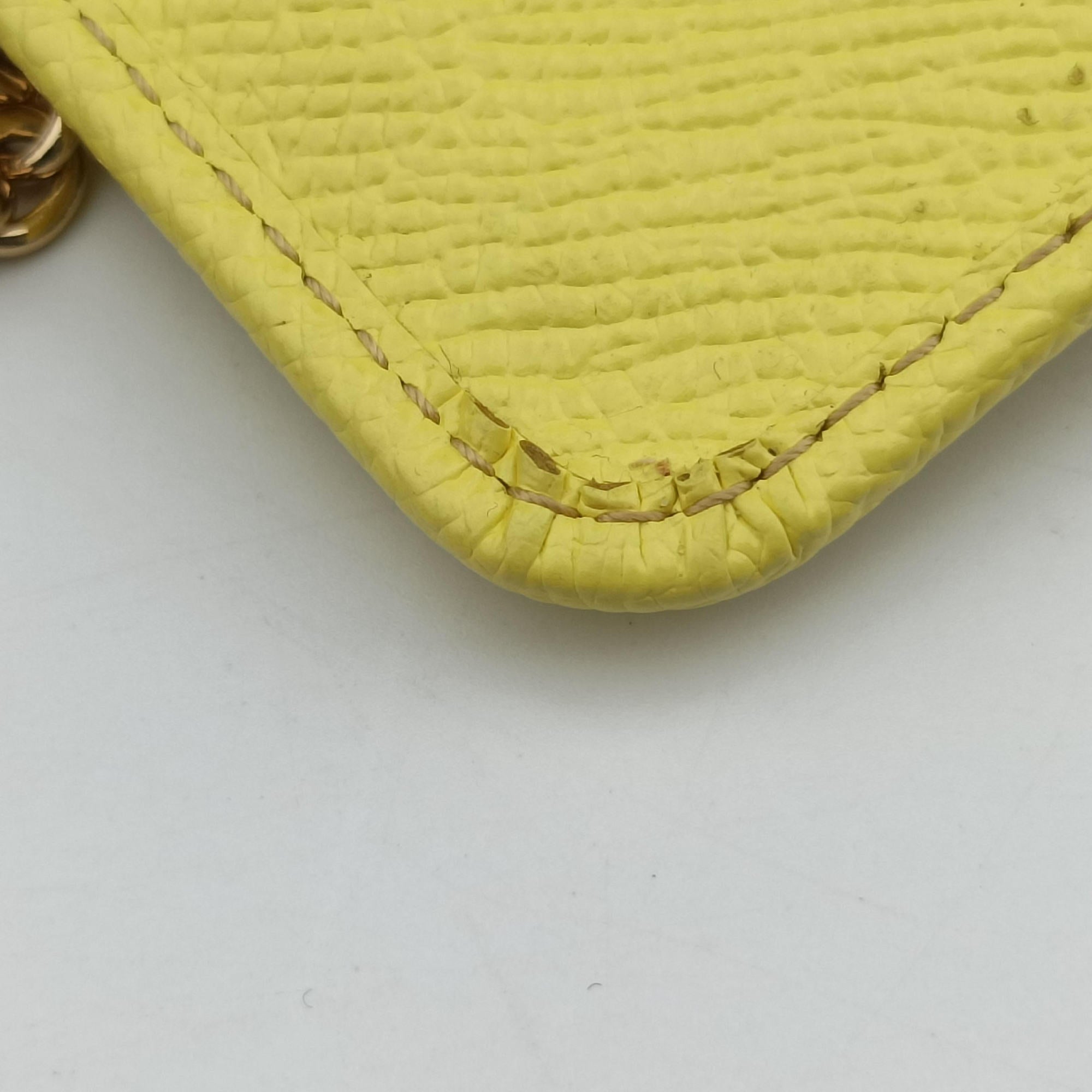 SICILY Yellow Leather シシリー イエロー レザー