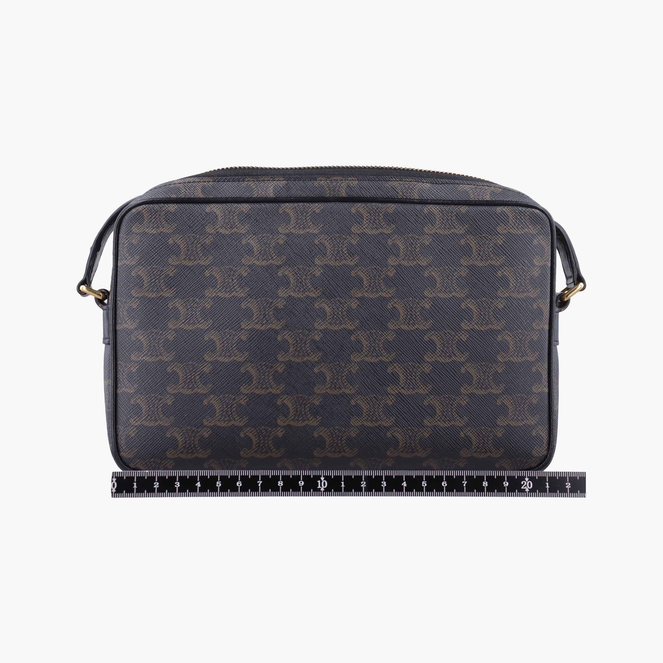 Medium Triomphe Messenger Brown PVC coated canvas F-CU-2271ミディアム トリオンフ メッセンジャー ブラウン PVCコーティングキャンバス F-CU-2271
