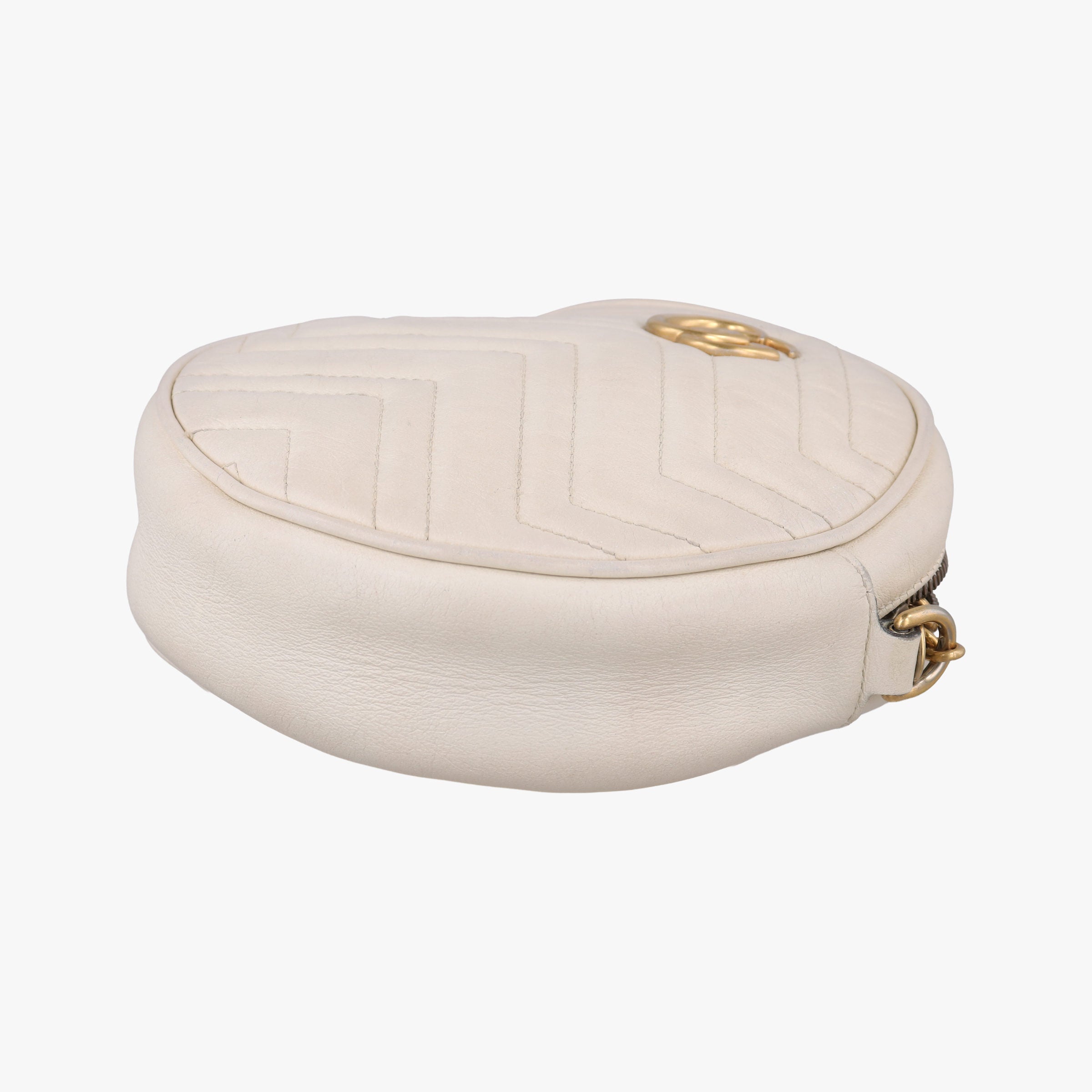 GG Marmont White Leather 550154 I028986714GGマーモント ホワイト レザー 550154 I028986714