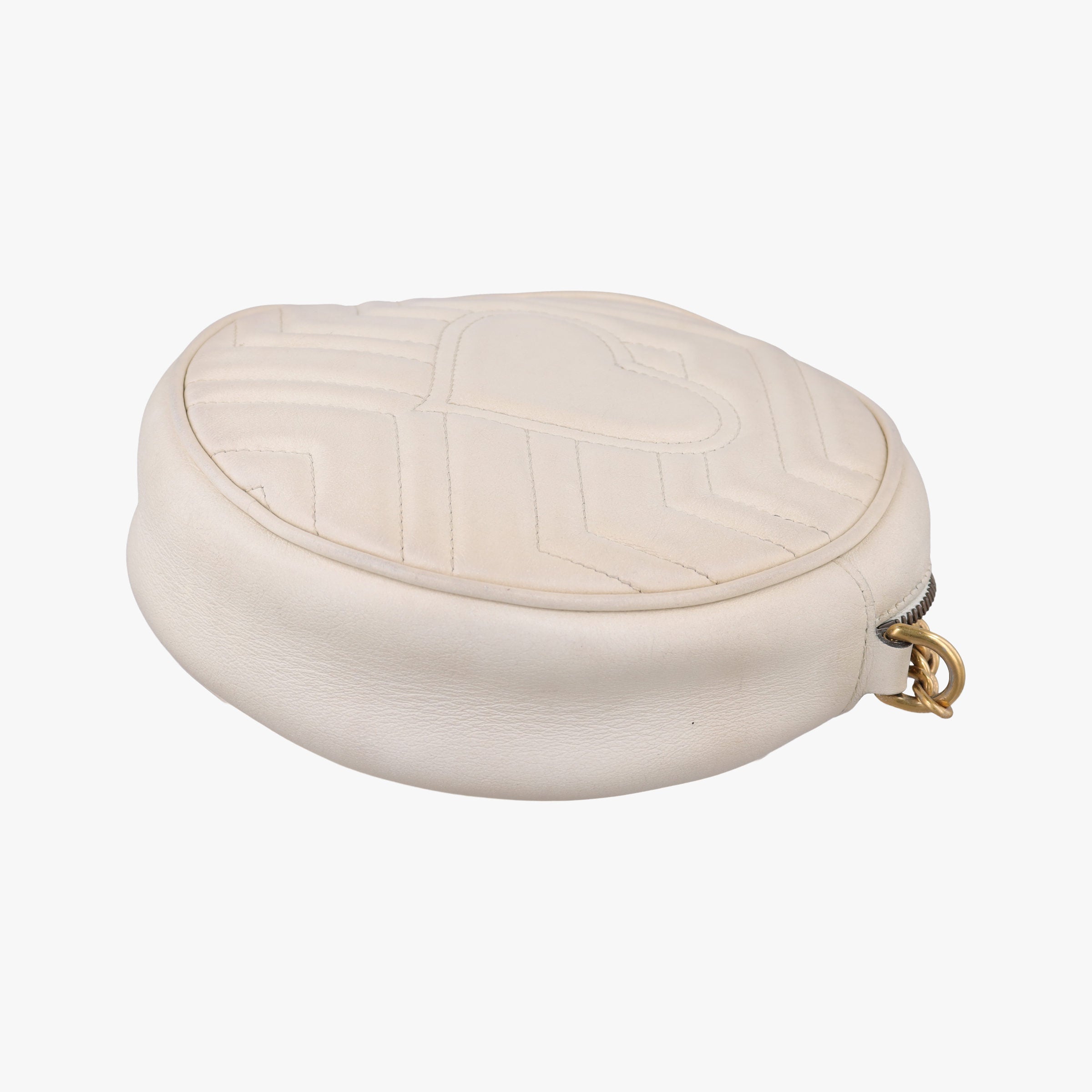 GG Marmont White Leather 550154 I028986714GGマーモント ホワイト レザー 550154 I028986714
