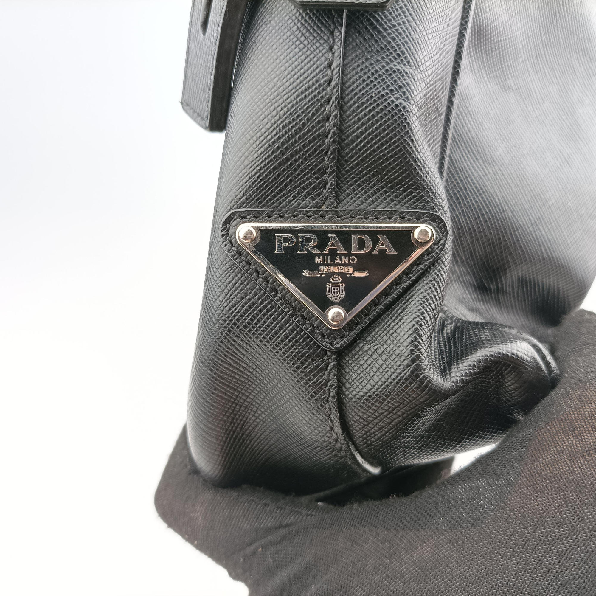 business bag briefcase Black SAFFIANO Leather 2VE363 7/9ビジネスバッグ ブリーフケース ブラック サフィアーノレザー 2VE363 7/9