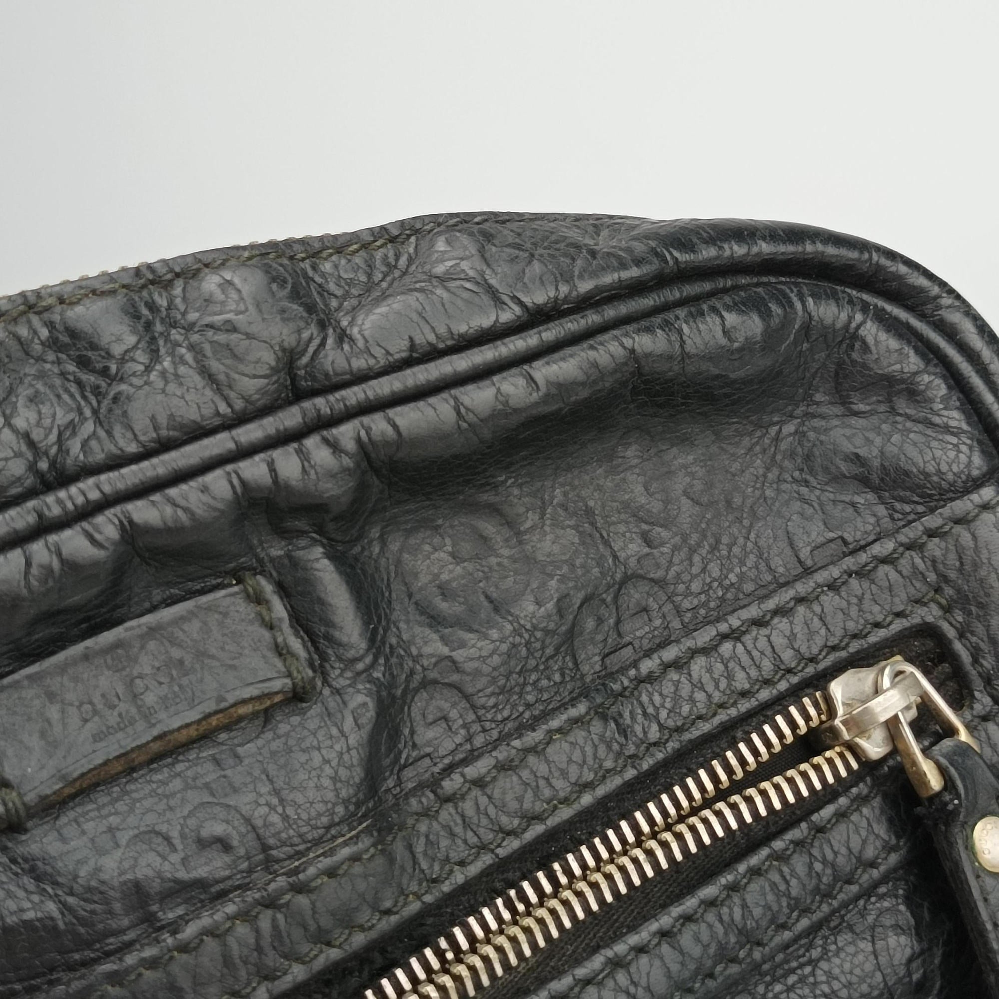 GG Imprime Messenger Black Leather 201448 Lot number unknownGGインプリメ メッセンジャー ブラック レザー 201448 製番不明