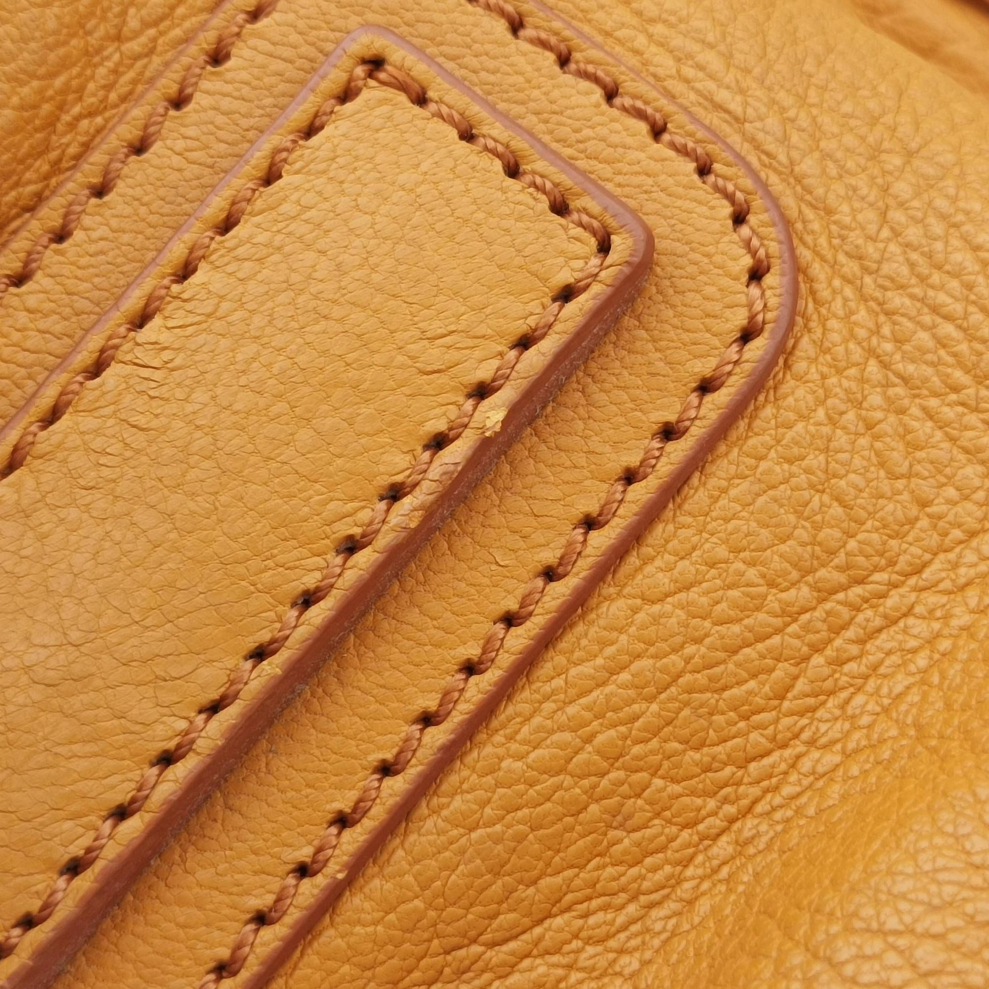 Pandora Yellow leather EF 5 0174パンドラ イエロー レザー EF 5 0174