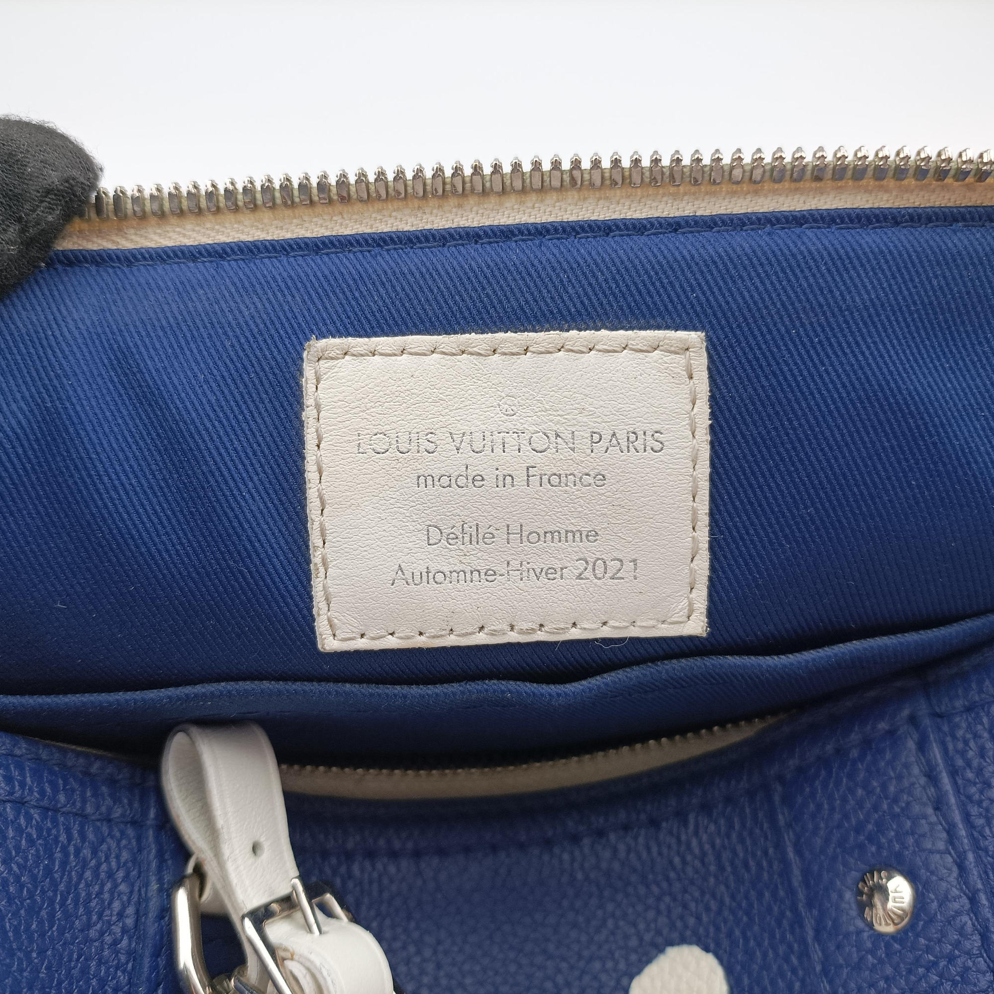 Everyday LV Blue×white leather M58747 エブリデイLV ブルー×ホワイト レザー M58747
