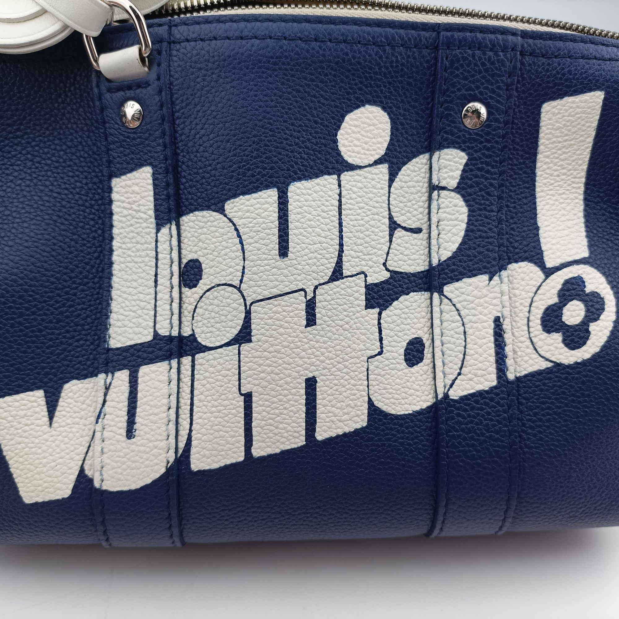 Everyday LV Blue×white leather M58747 エブリデイLV ブルー×ホワイト レザー M58747