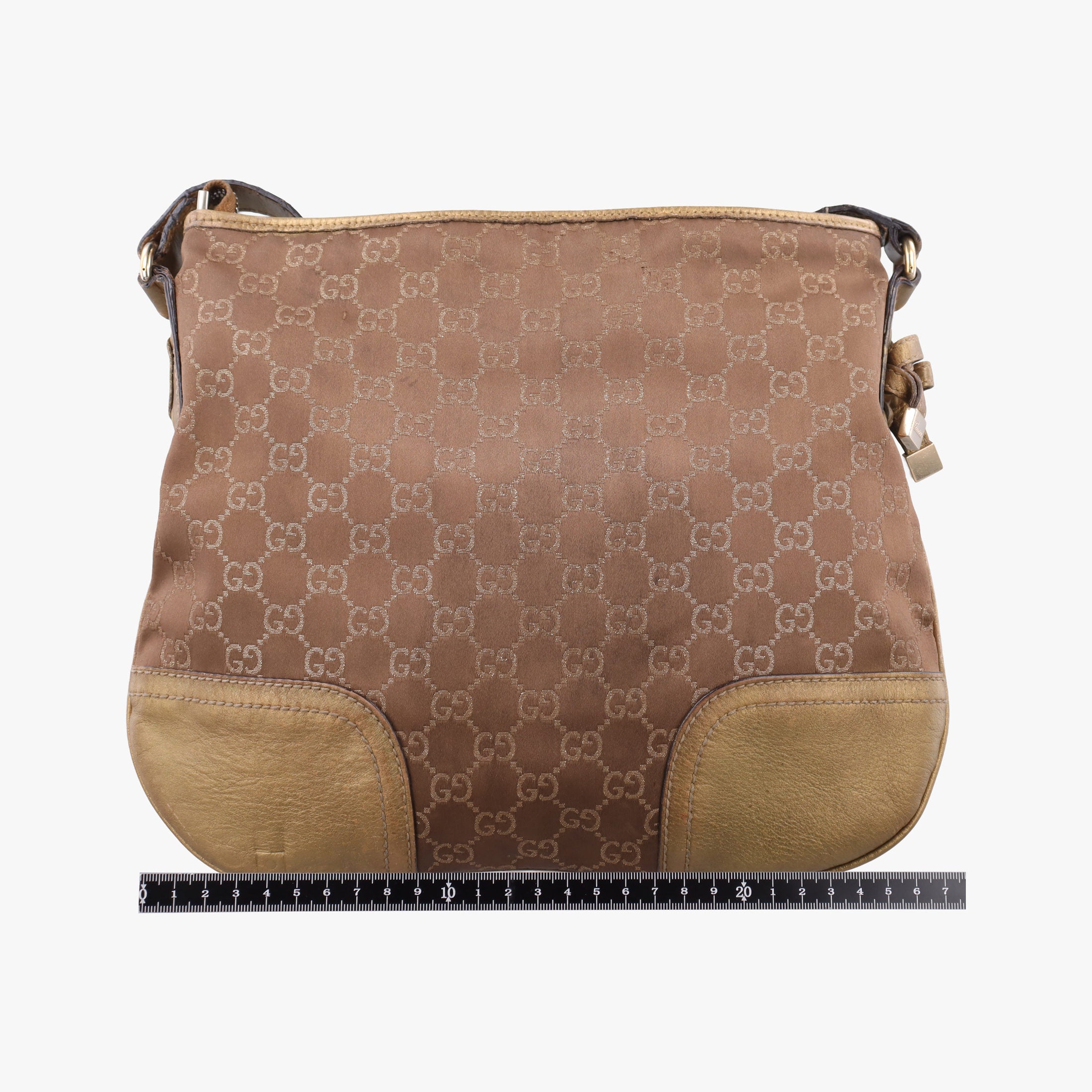 Princy Golden×Brown canvas×leather 204939 C2582317プリンシー ゴールド×ブラウン キャンバス×レザー 204939 C2582317