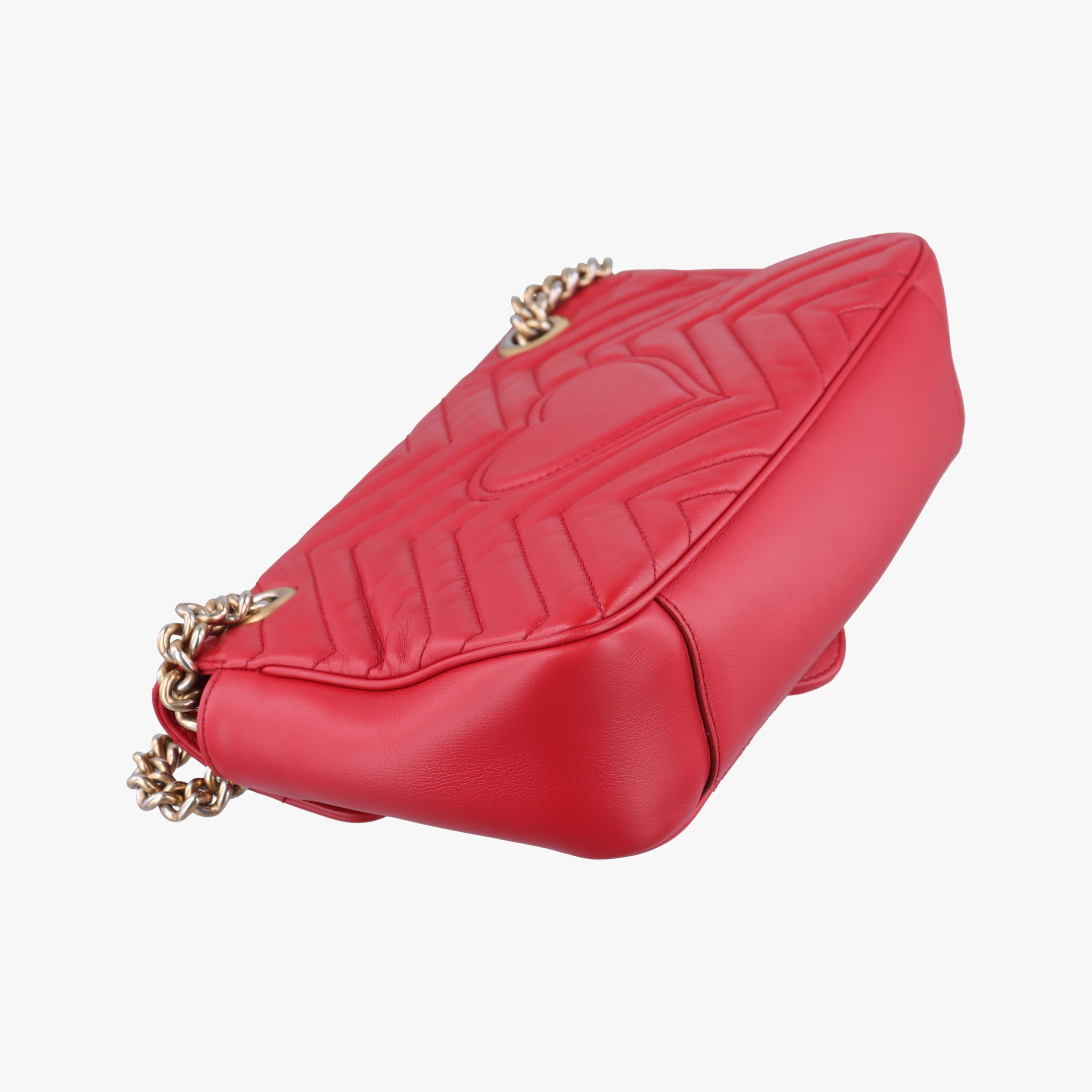 GG Marmont Red Leather 443497 E027508628GGマーモント レッド レザー 443497 E027508628