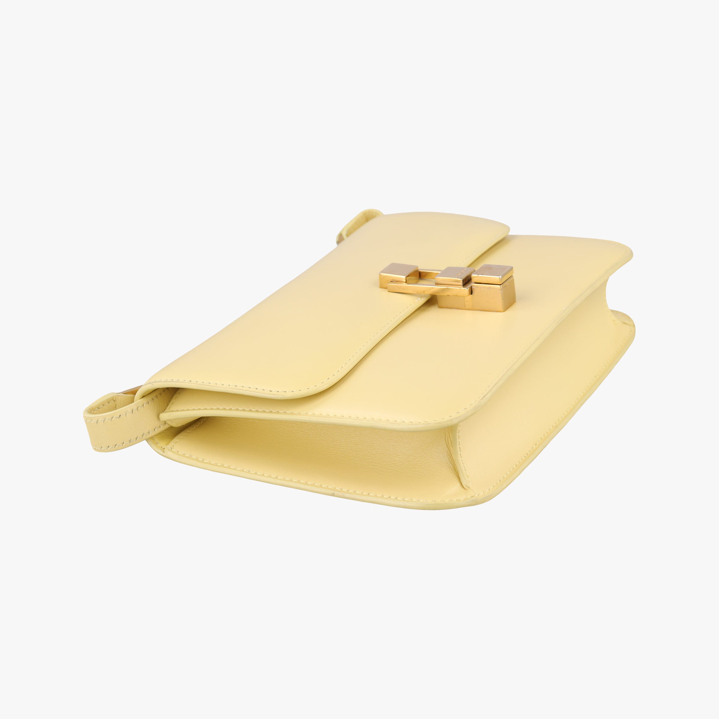 LE Carre TAUPE BOX Yellow Leather GLT633214.0121ル カレ トープボックス イエロー レザー GLT633214.0121
