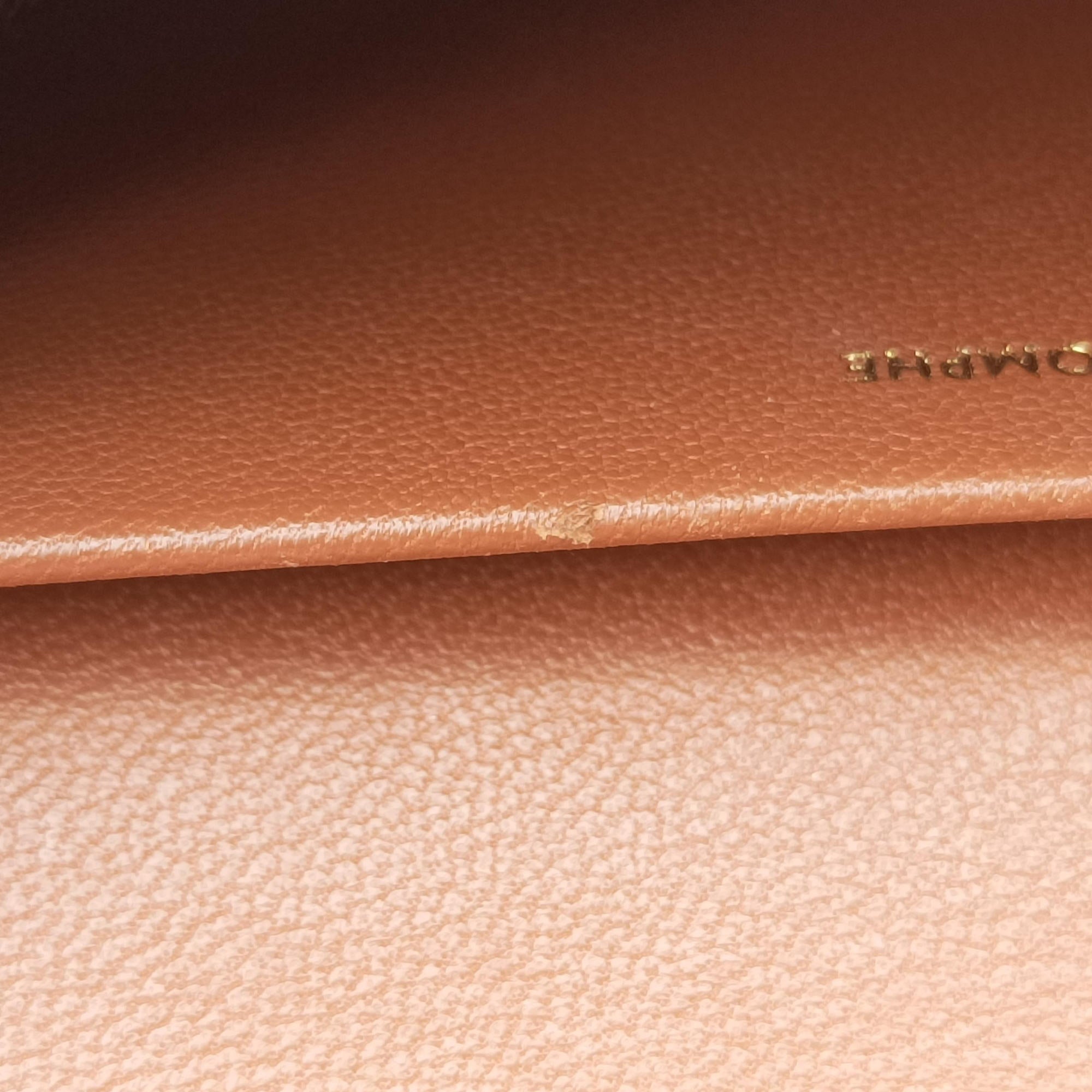 TRIOMPHE Brown PVC coated canvas U-CE-0271トリオンフ ブラウン PVCコーティングキャンバス U-CE-0271