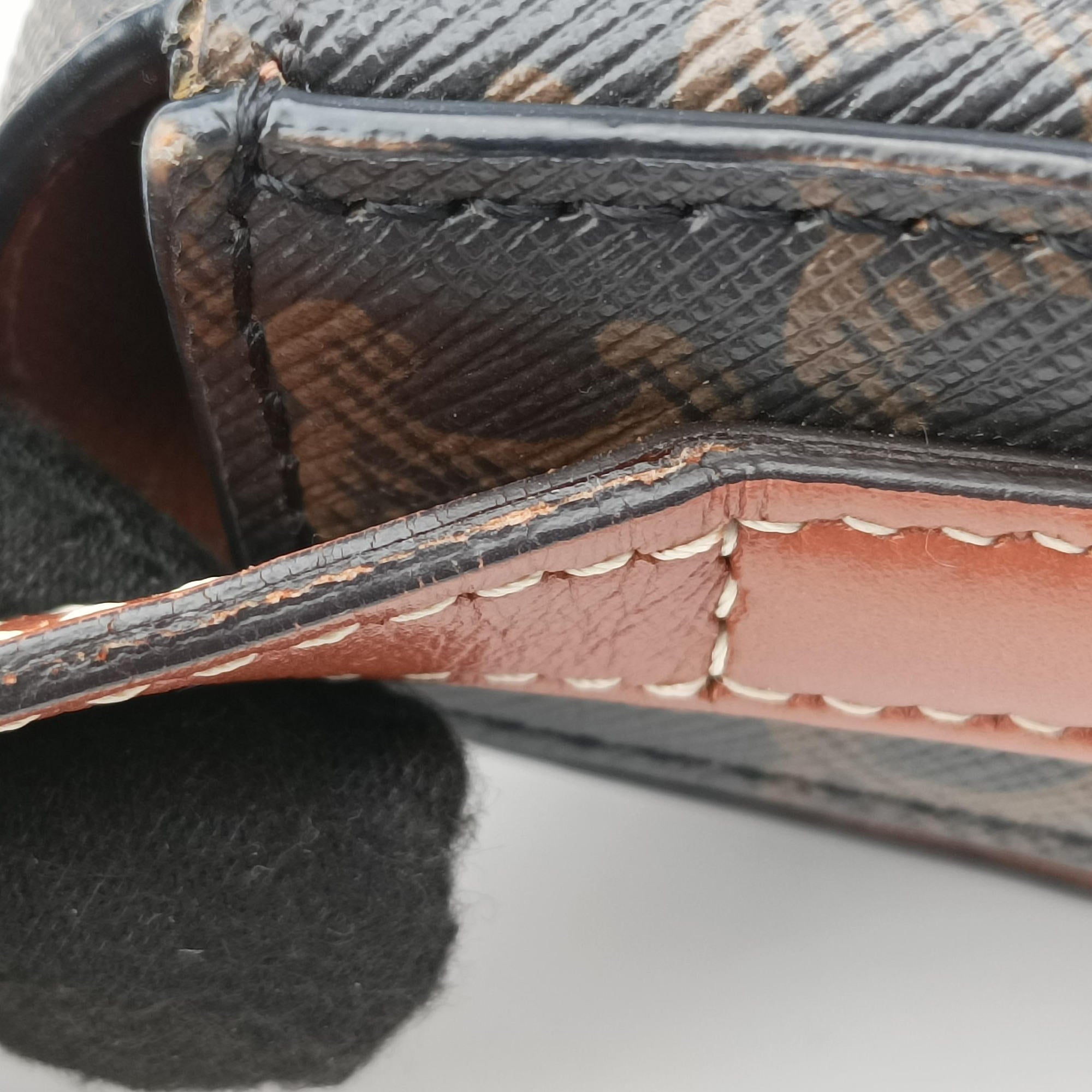 TRIOMPHE Brown PVC coated canvas U-CE-0271トリオンフ ブラウン PVCコーティングキャンバス U-CE-0271