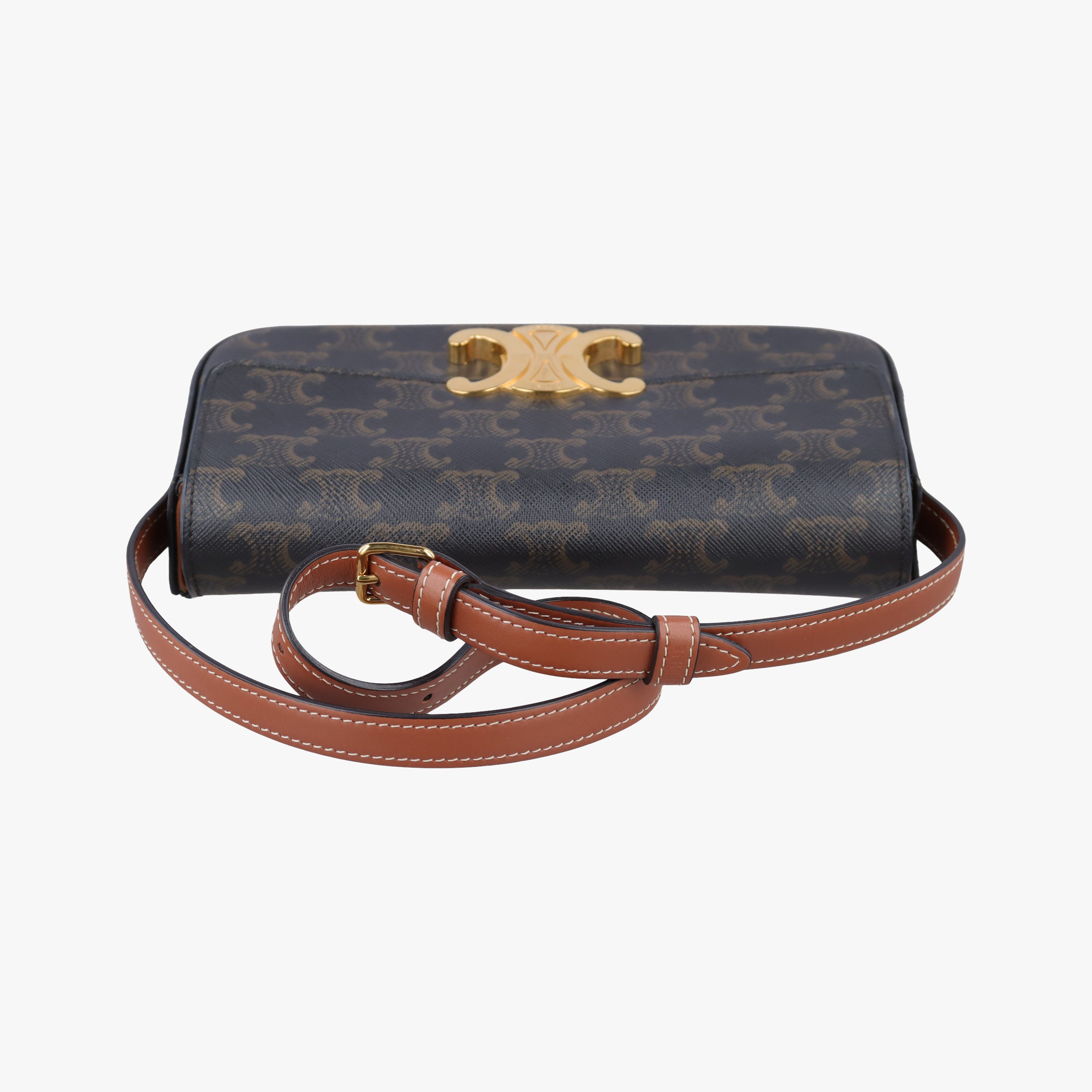 TRIOMPHE Brown PVC coated canvas U-CE-0271トリオンフ ブラウン PVCコーティングキャンバス U-CE-0271