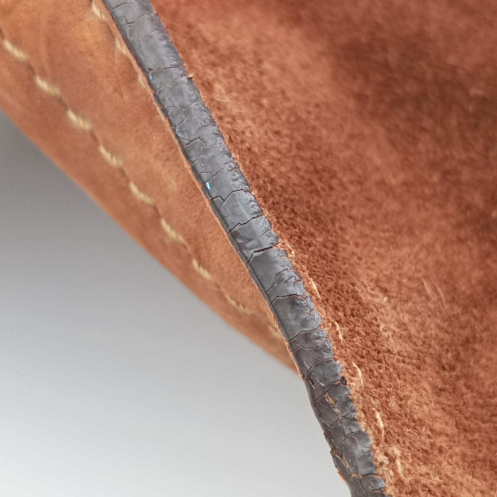 Saddle Brown Pony Hair ×Suede ×Embossed Leather RU 0062サドル ブラウン ハラコ×スエード×型押しレザー RU 0062