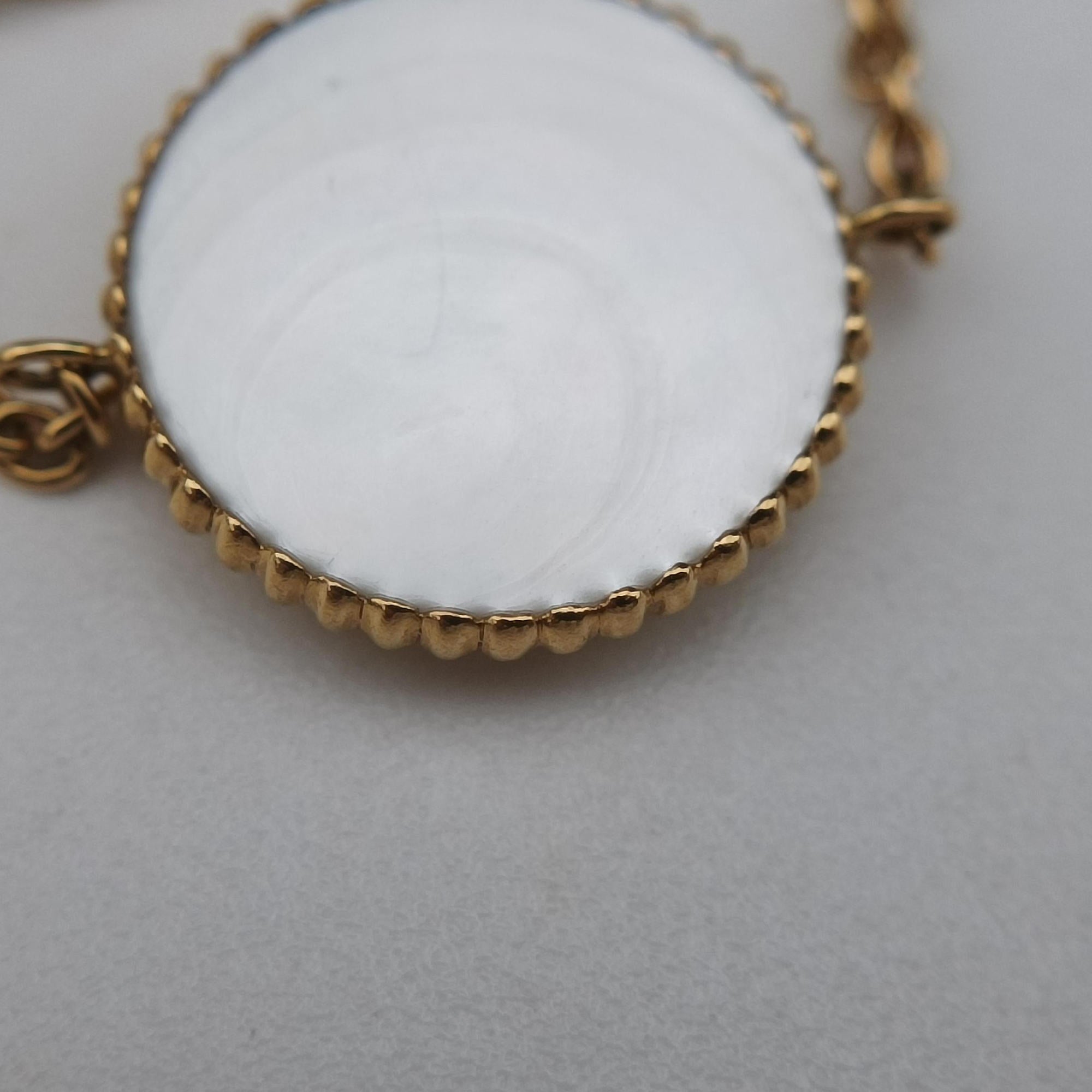 Logo Double C de Cartier White x Rose Gold AU750 094198ロゴドゥーブルC ドゥ カルティエ ホワイト×ローズゴールド AU750 094198