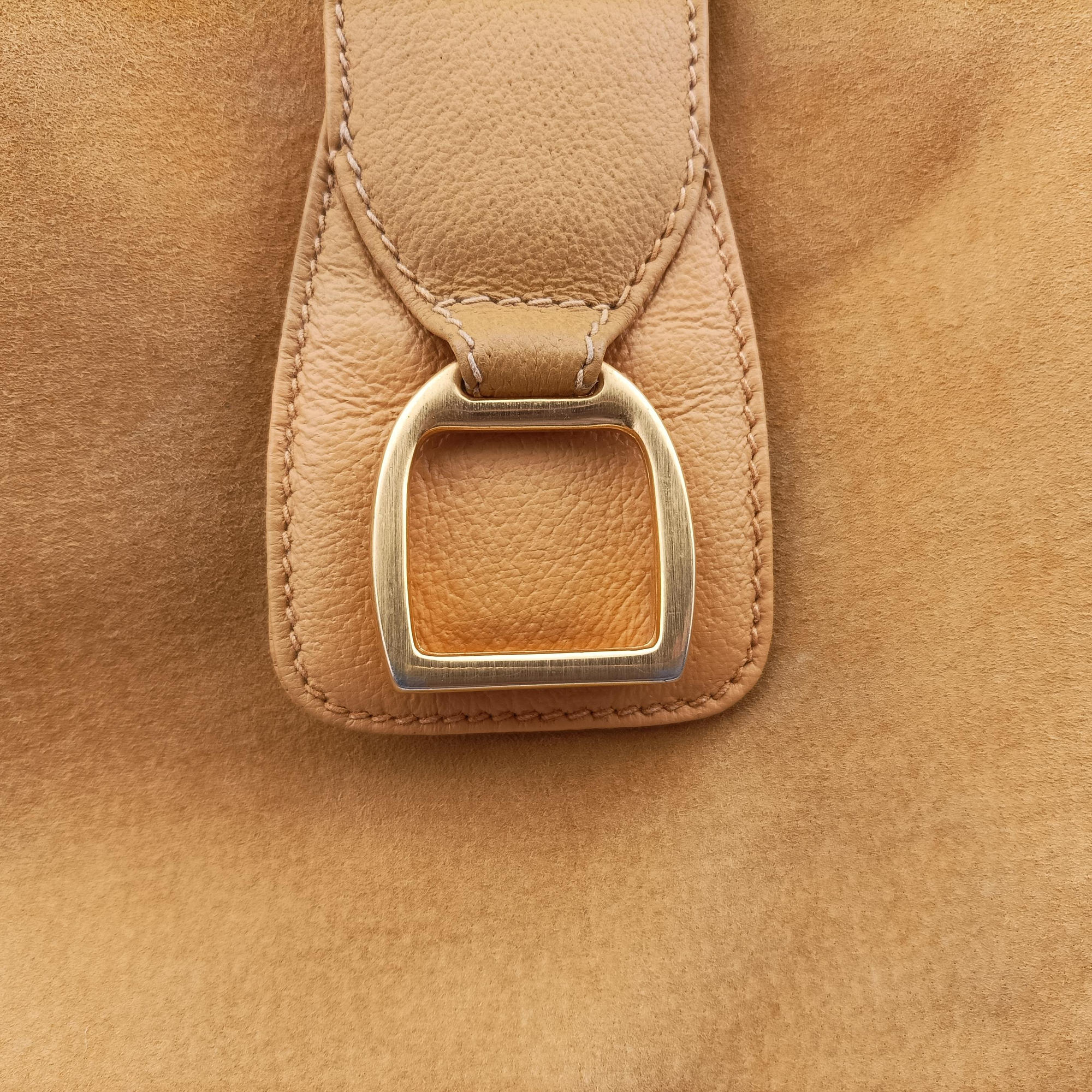 Stirrup Camel Suede 001.05 スティラップ キャメル スエード 001.05