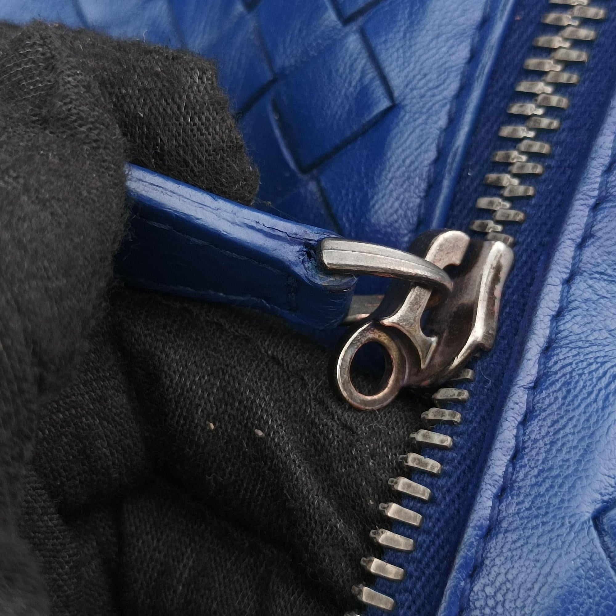 Intrecciato Briefcase Blue lambskin 256347 V0016 4260 EPEV 2011 915 Aイントレチャート ブリーフケース ブルー ラムスキン 256347 V0016 4260 EPEV 2011 915 A