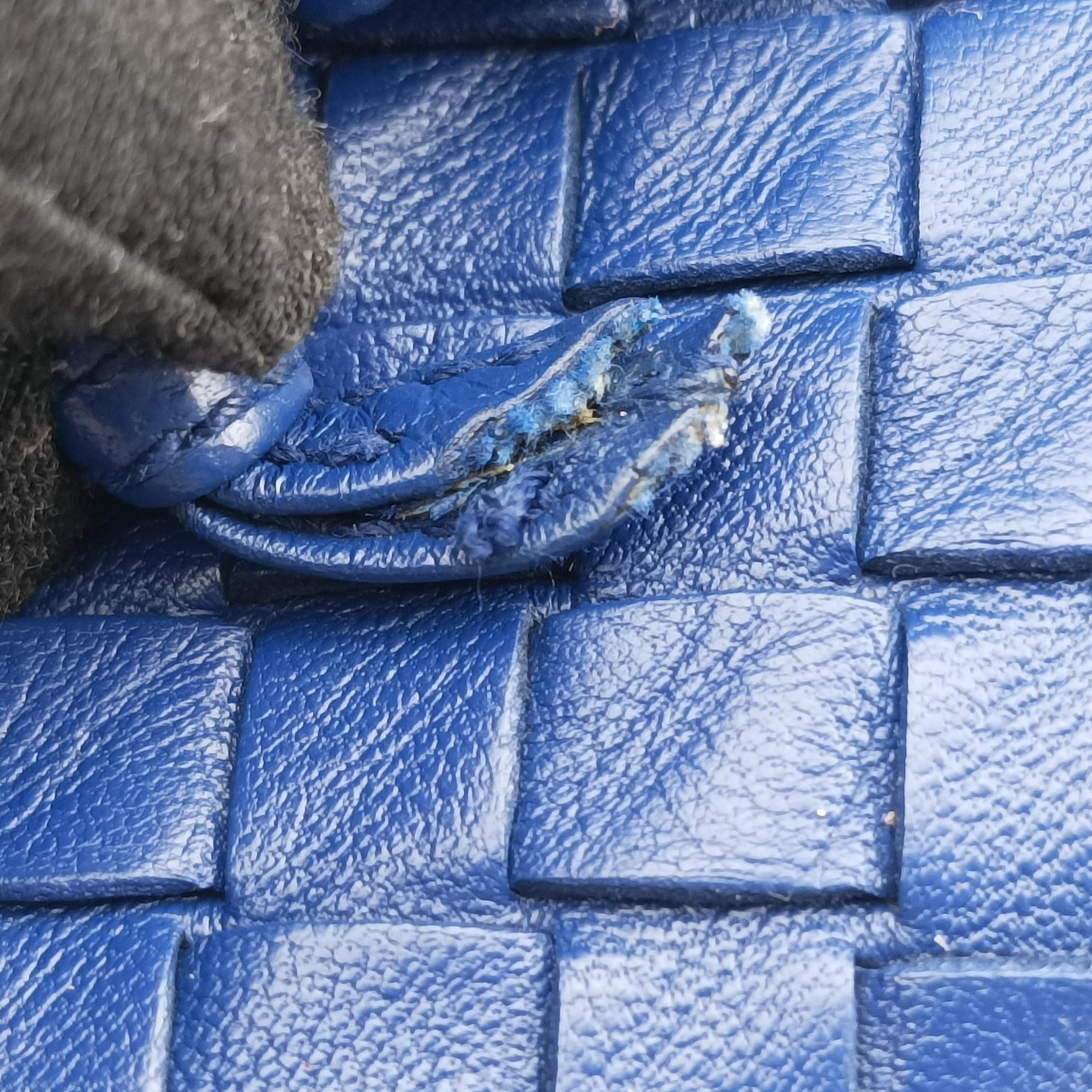 Intrecciato Briefcase Blue lambskin 256347 V0016 4260 EPEV 2011 915 Aイントレチャート ブリーフケース ブルー ラムスキン 256347 V0016 4260 EPEV 2011 915 A
