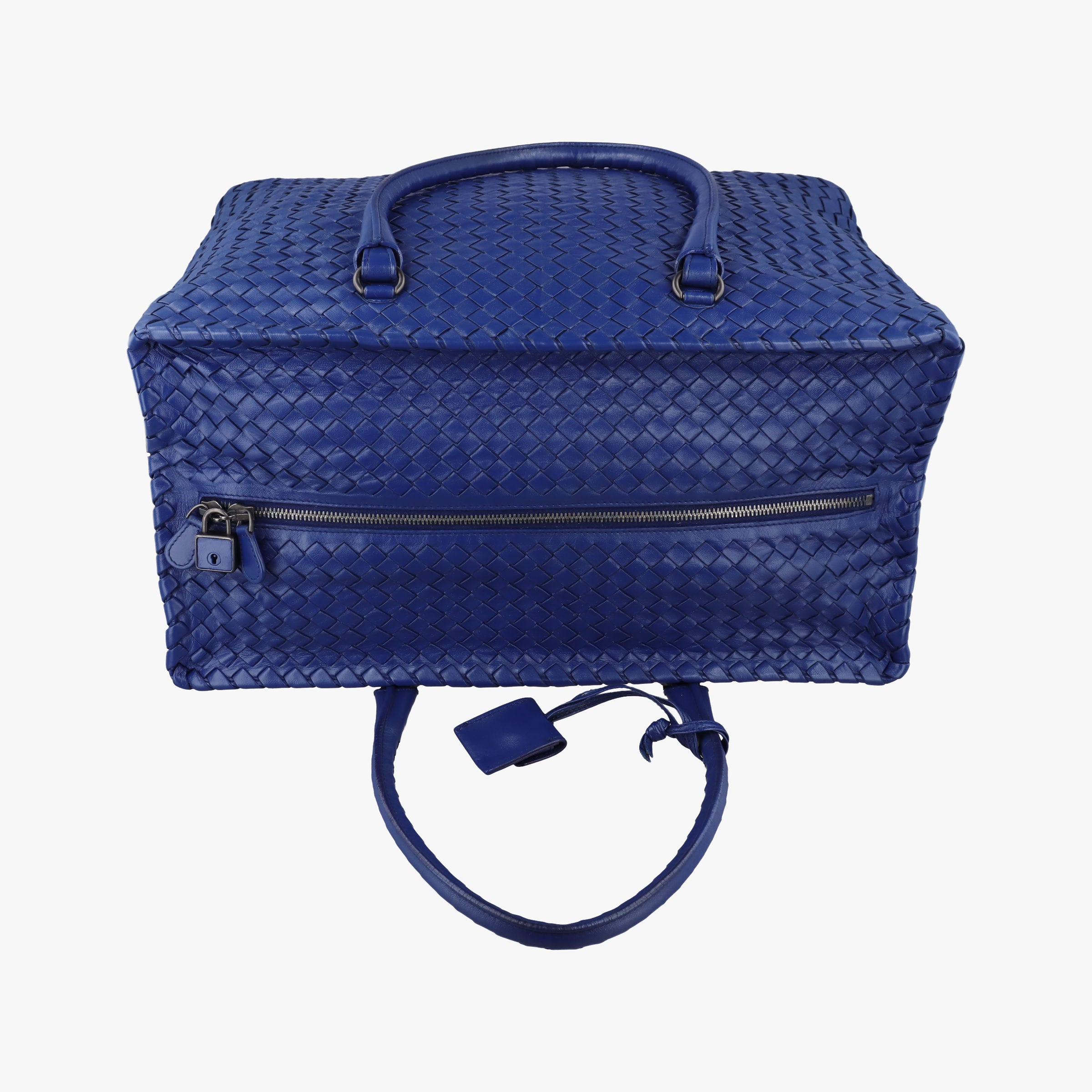 Intrecciato Briefcase Blue lambskin 256347 V0016 4260 EPEV 2011 915 Aイントレチャート ブリーフケース ブルー ラムスキン 256347 V0016 4260 EPEV 2011 915 A