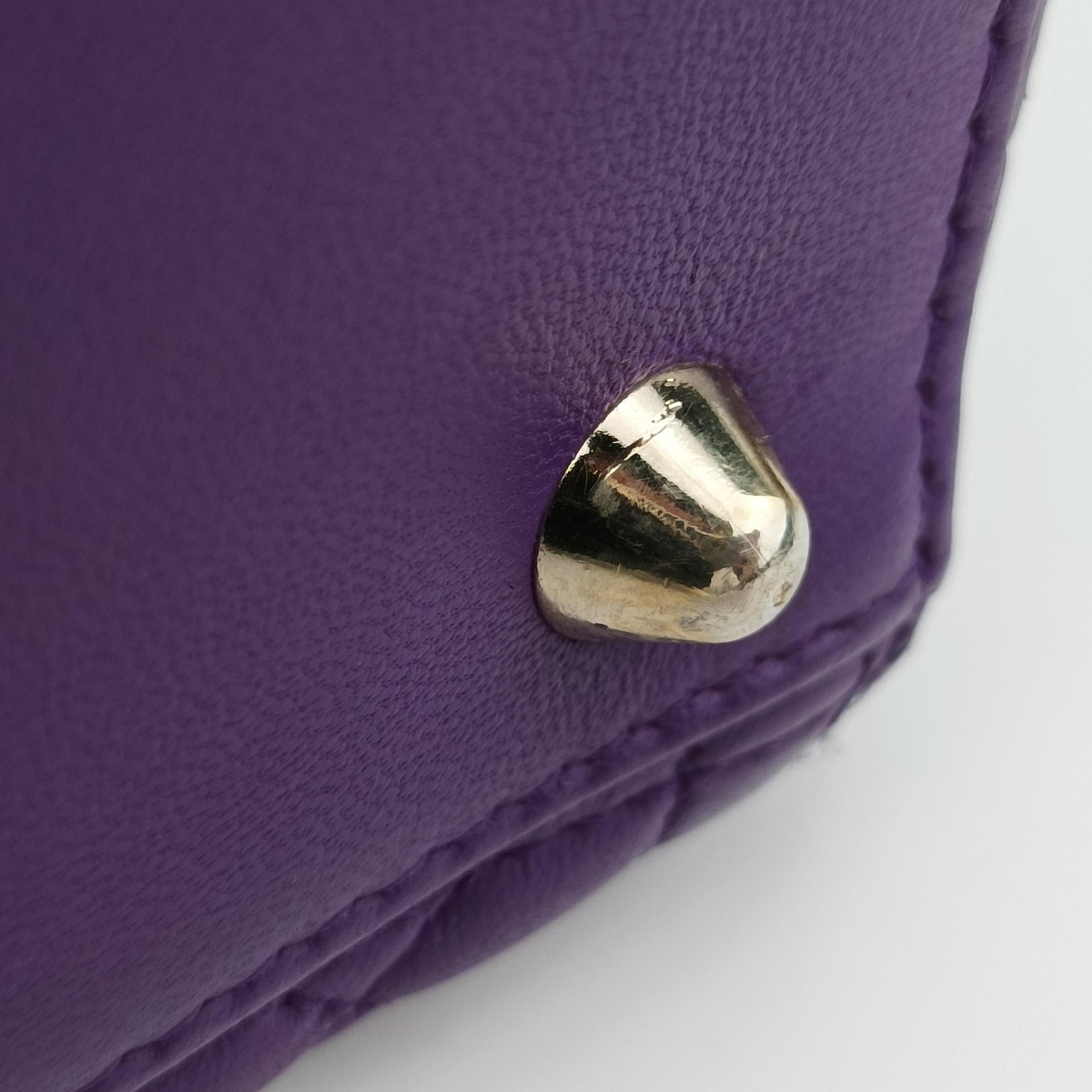 Lady Dior Purple lambskin 15-BO-0172レディディオール パープル ラムスキン 15-BO-0172