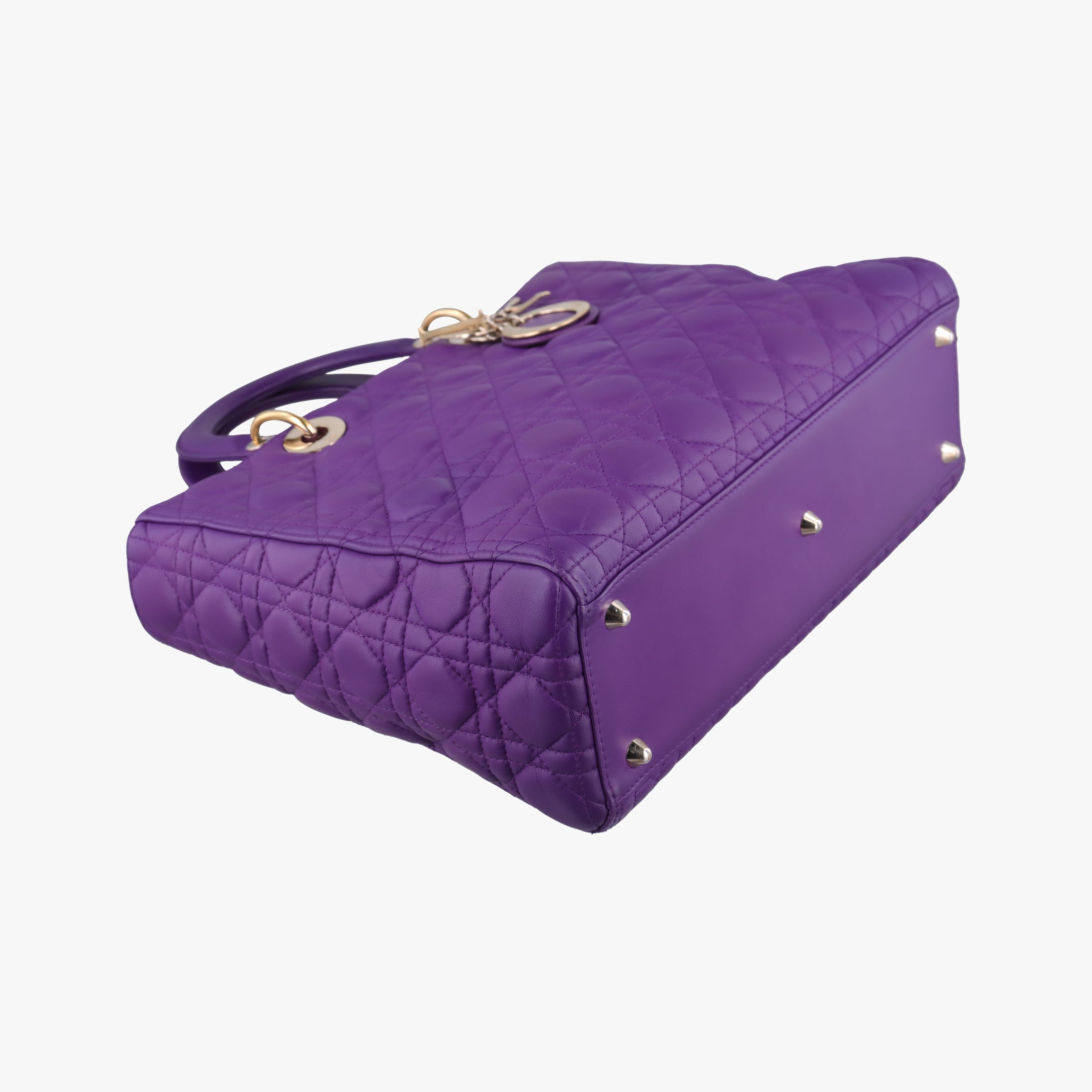 Lady Dior Purple lambskin 15-BO-0172レディディオール パープル ラムスキン 15-BO-0172