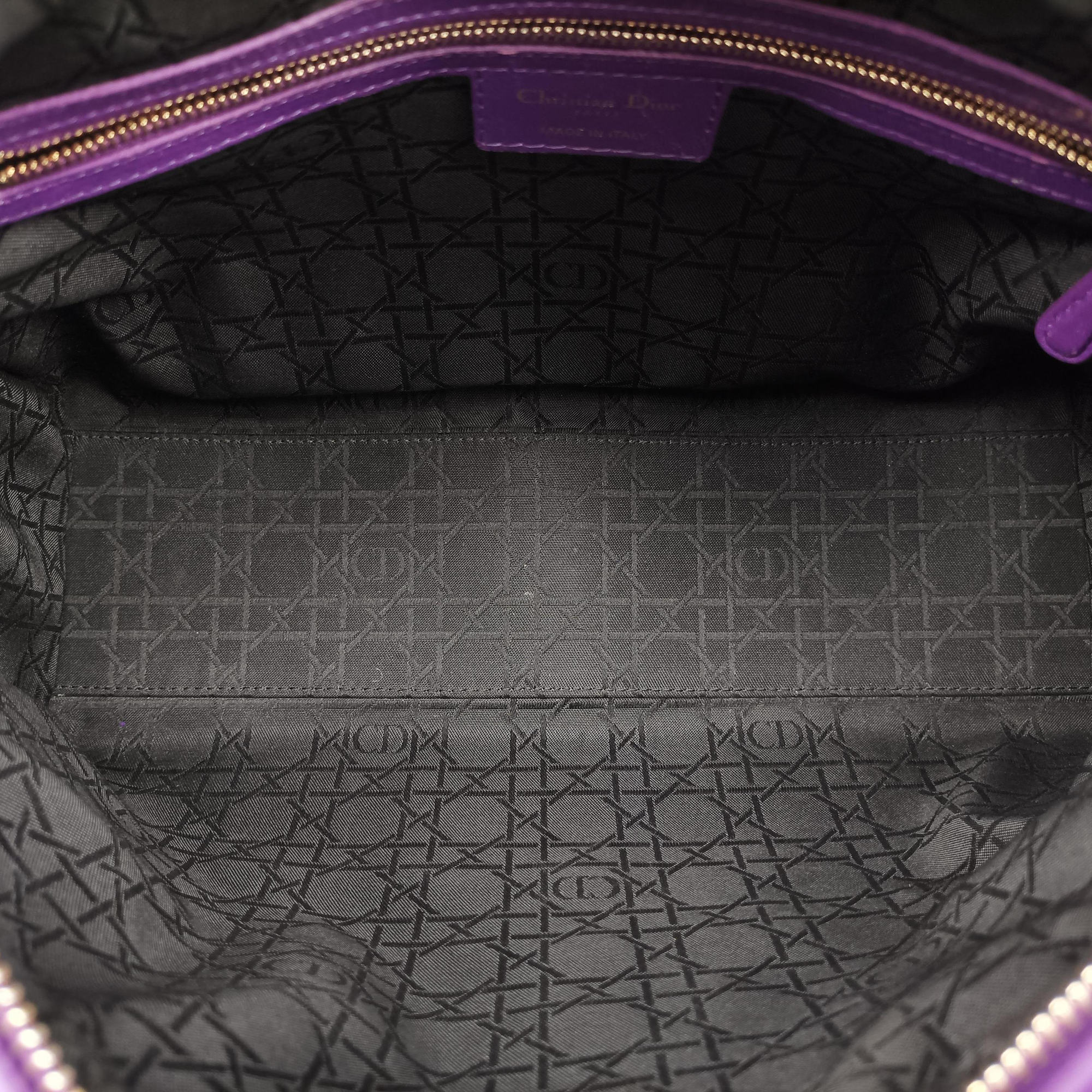 Lady Dior Purple lambskin 15-BO-0172レディディオール パープル ラムスキン 15-BO-0172