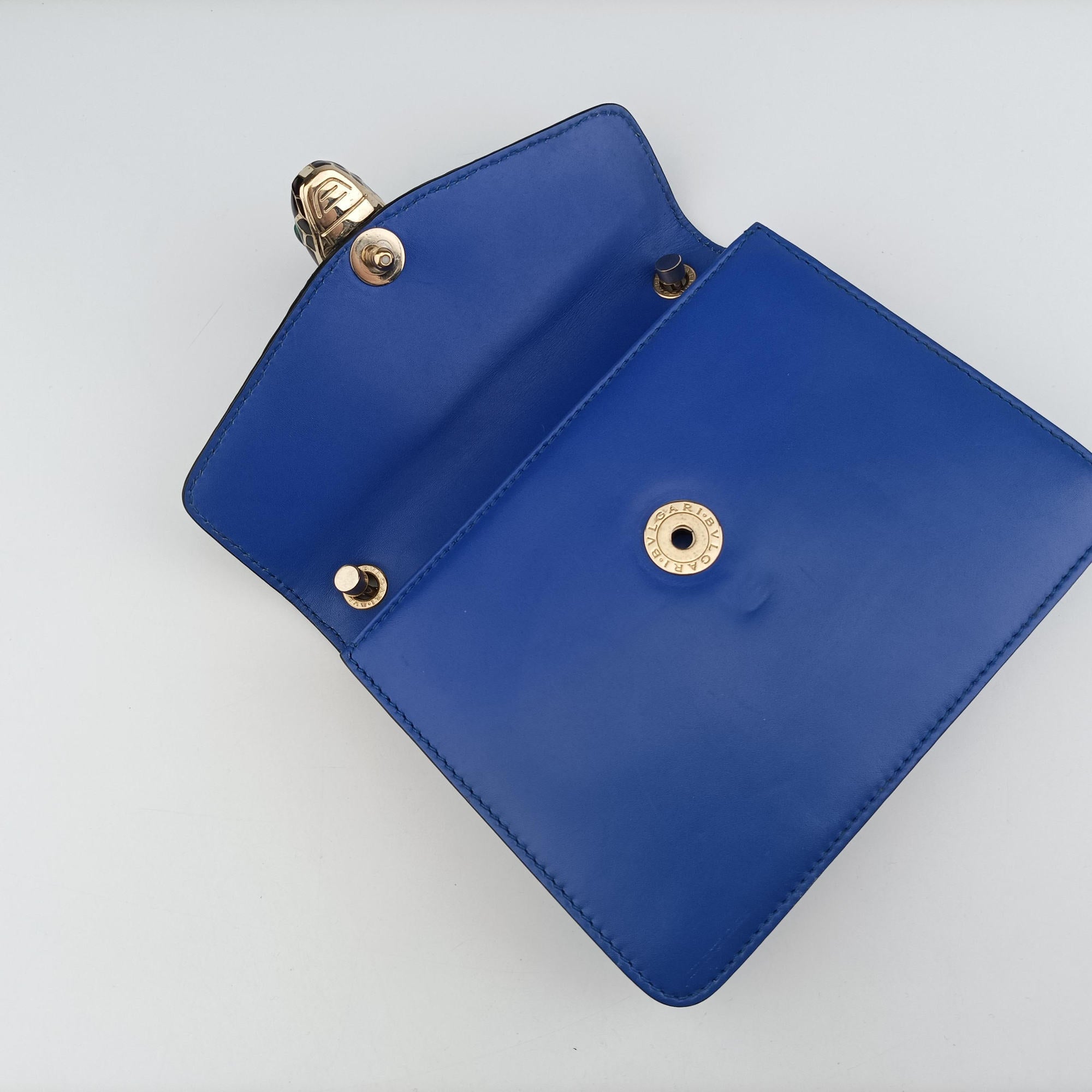 SERPENTI FOREVER Blue Galuchat Skin×Leather AX.L14.37036セルペンティ フォーエバー ブルー ガルーシャスキン×レザー AX.L14.37036