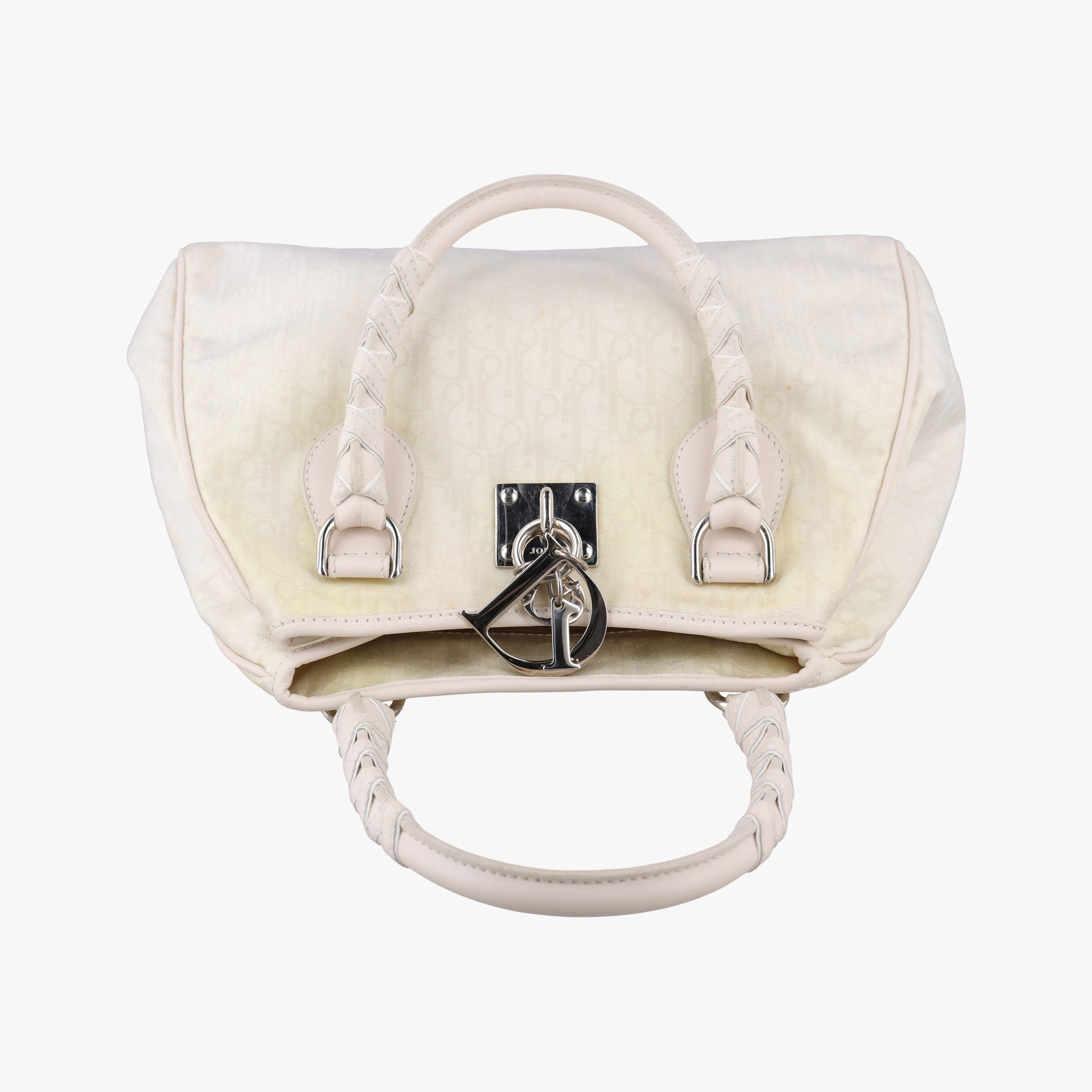 Lovely Beige Canvas × Leather 03-BO-0077ラブリー ベージュ キャンバス × レザー 03-BO-0077