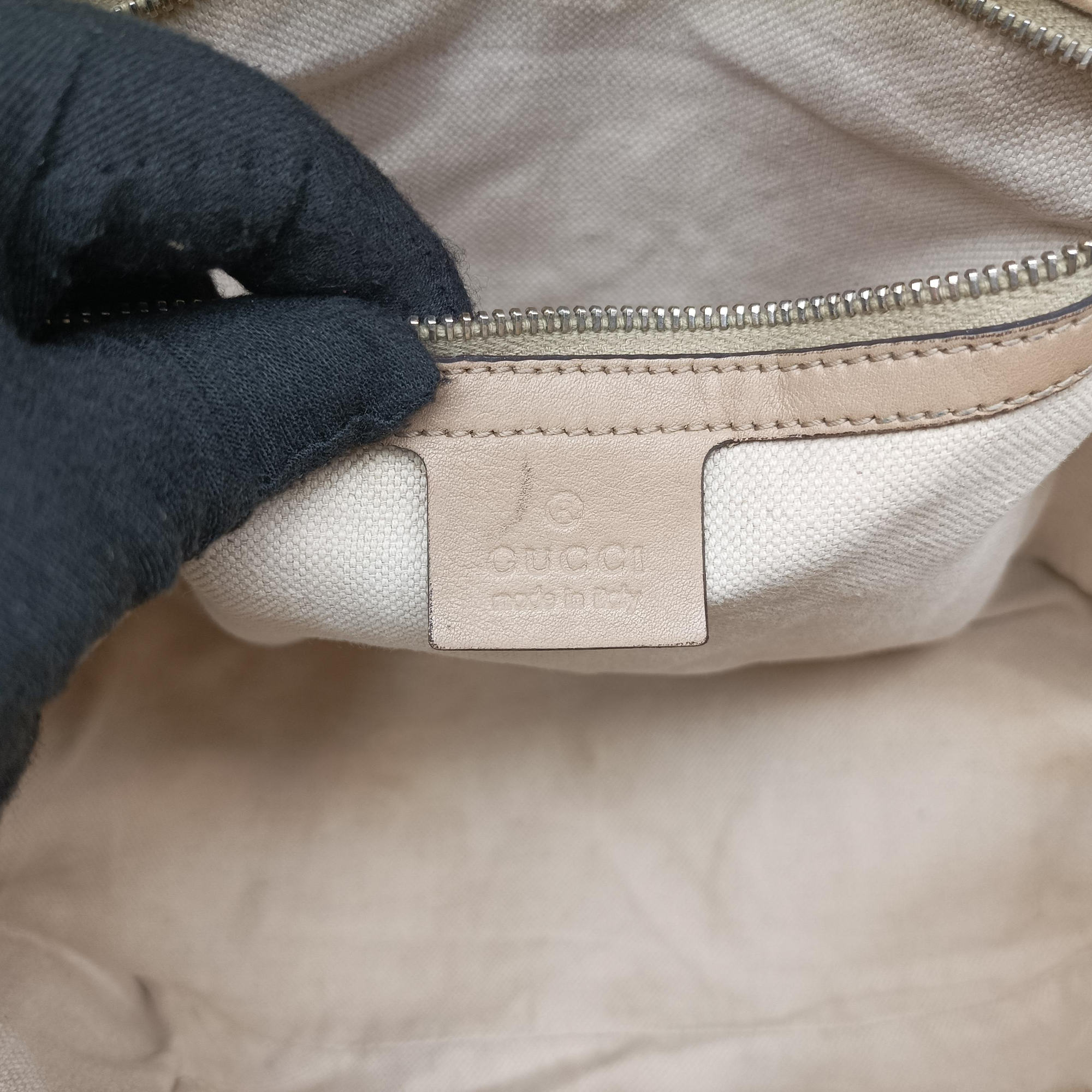 Microguccissima Beige Leather 309617 C015863258マイクログッチシマ ベージュ レザー 309617 C015863258
