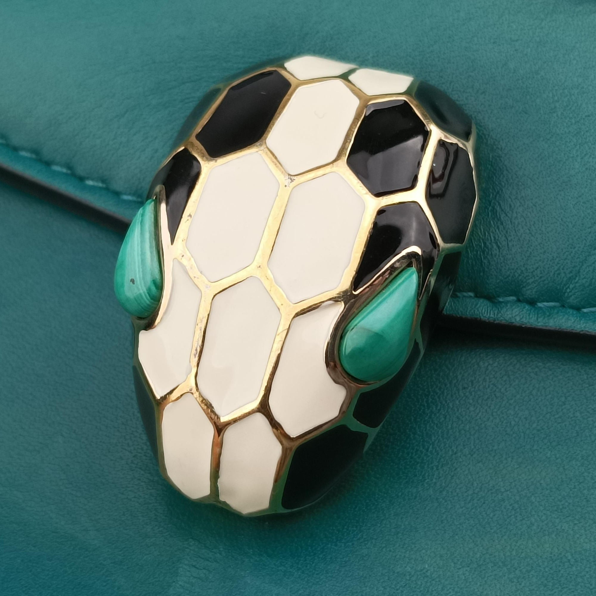 SERPENTI FOREVER Green leather 22759773セルペンティ フォーエバー グリーン レザー 22759773