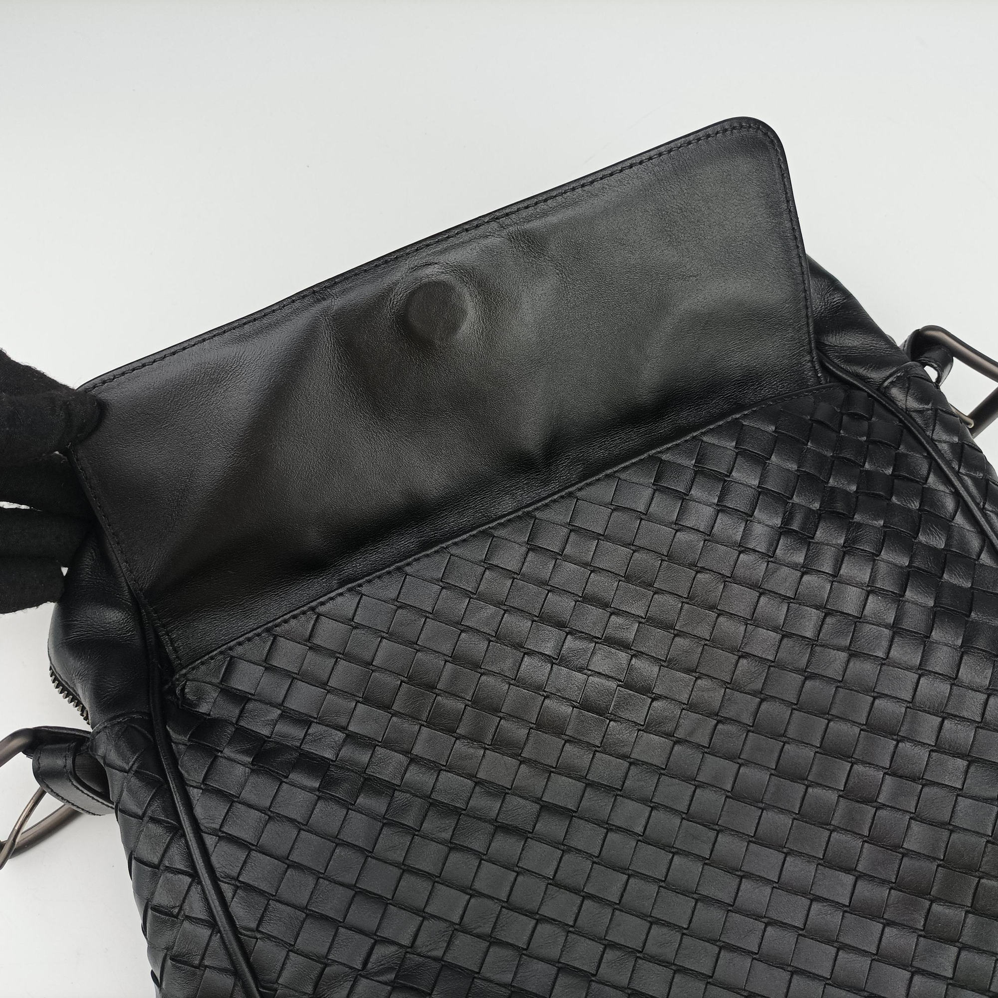 Intrecciato Black lambskin 180215 V4651 1000 EPEV 2010 6713 Aイントレチャート ブラック ラムスキン 180215 V4651 1000 EPEV 2010 6713 A
