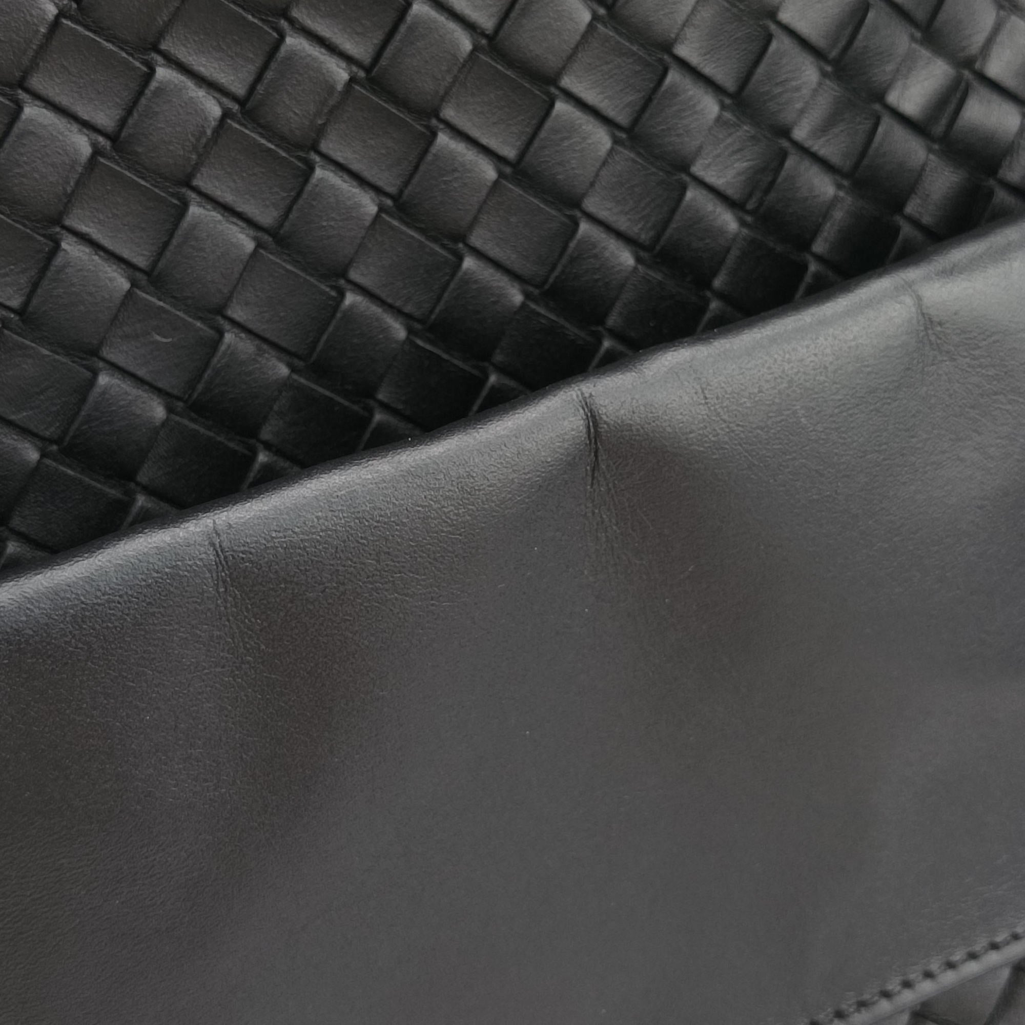 Intrecciato Black lambskin 180215 V4651 1000 EPEV 2010 6713 Aイントレチャート ブラック ラムスキン 180215 V4651 1000 EPEV 2010 6713 A