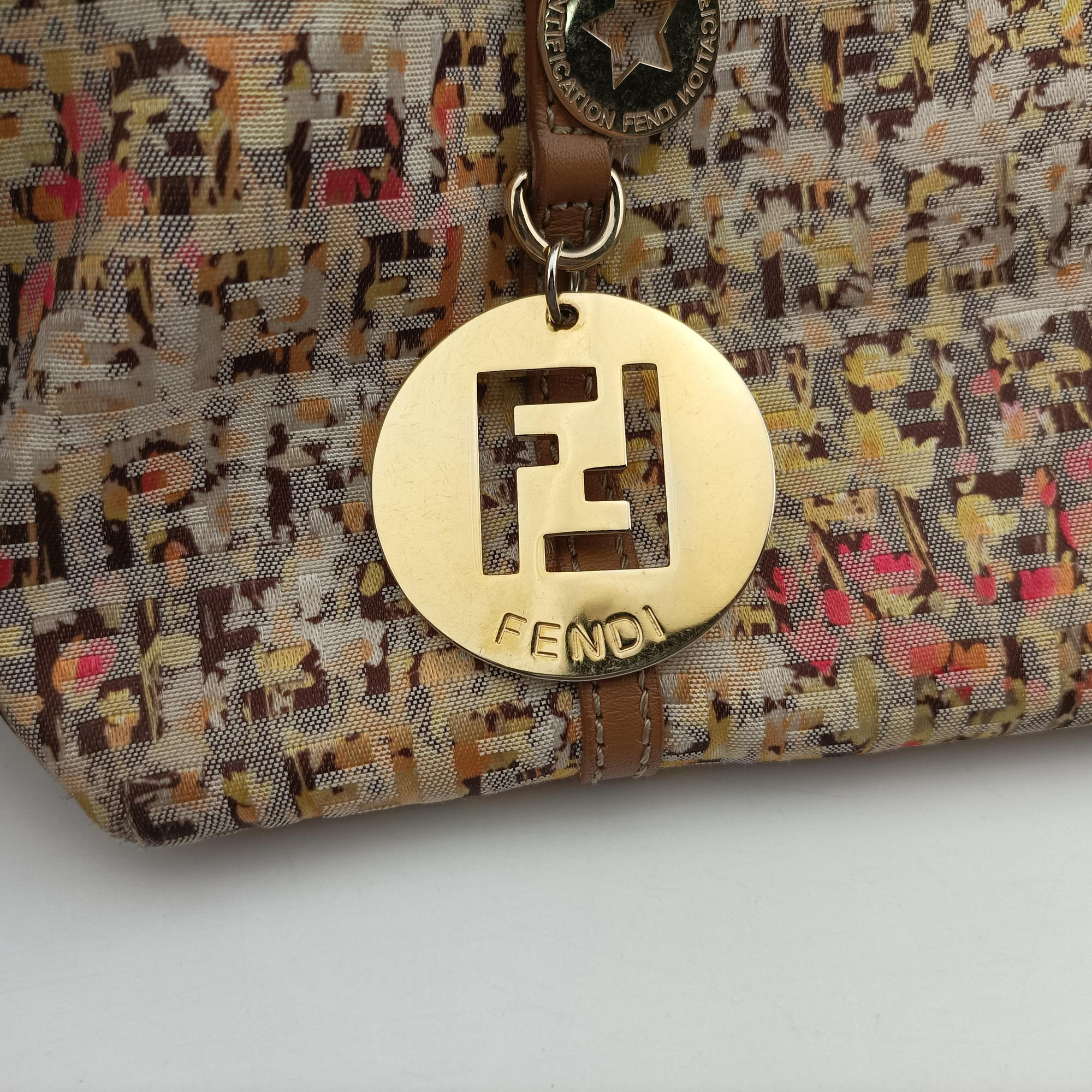 Zucchino Brown×Multicolour canvas 8BH214 8BH214-FCF 118-2111ズッキーノ柄 ブラウン×マルチカラー キャンバス 8BH214 8BH214-FCF 118-2111