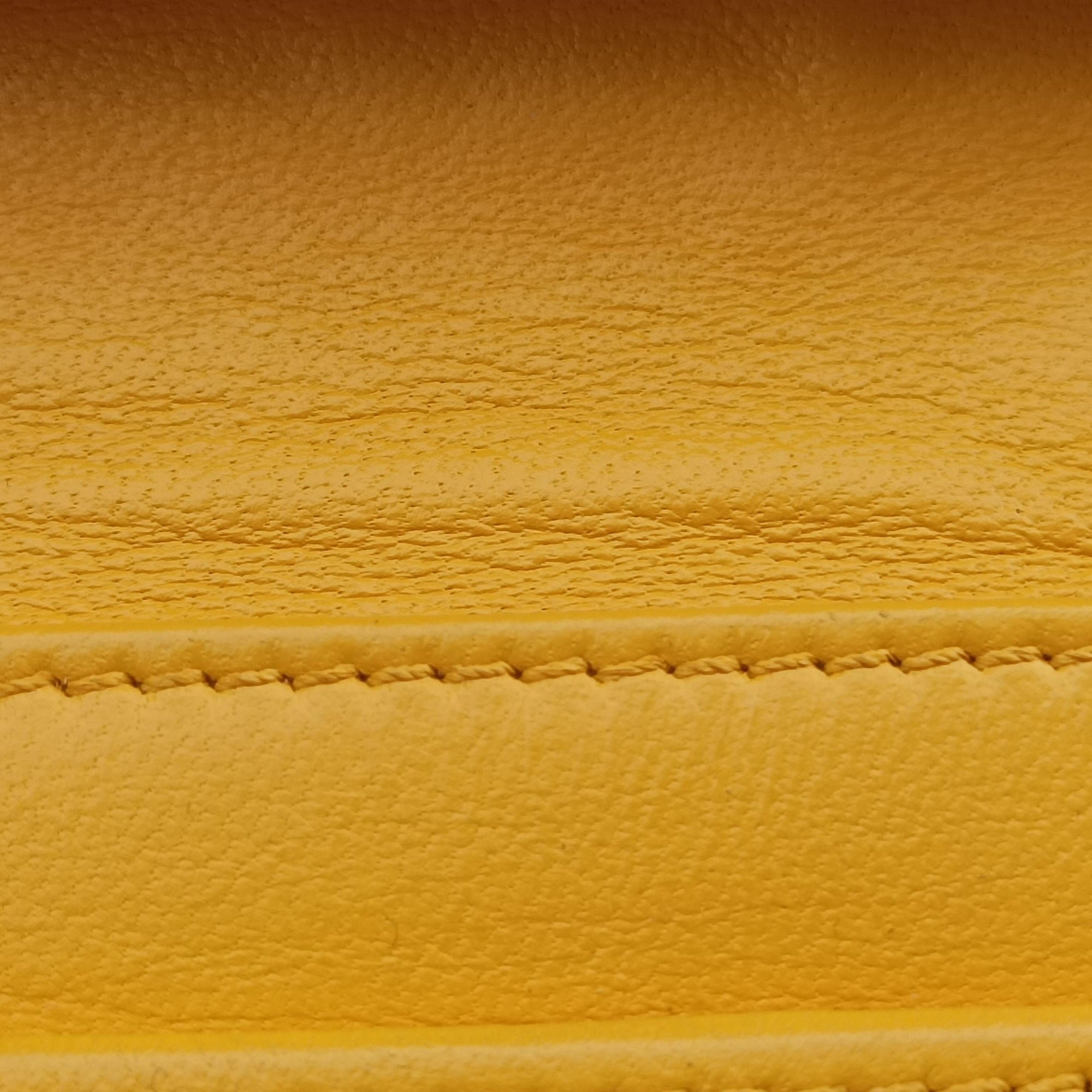 Embossed Logo Yellow lambskin 3M9219 2289-8BM0219-YMY-088エンボス ロゴ イエロー ラムスキン 3M9219 2289-8BM0219-YMY-088