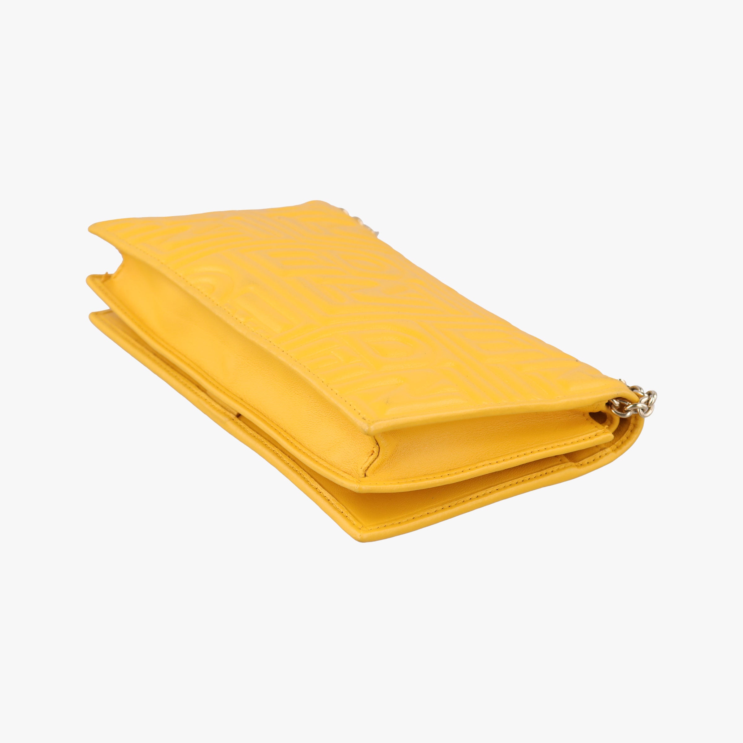 Embossed Logo Yellow lambskin 3M9219 2289-8BM0219-YMY-088エンボス ロゴ イエロー ラムスキン 3M9219 2289-8BM0219-YMY-088